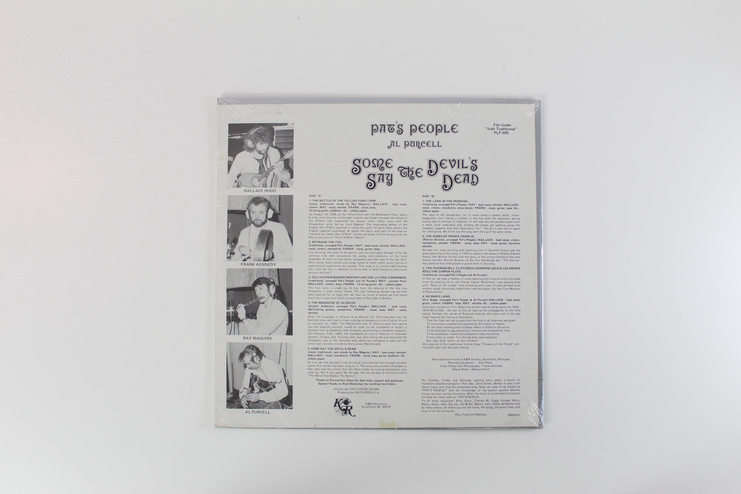 Pat's People, Al Purcell - Some Say The Devil Is Dead on K & R Recording Studio Sealed