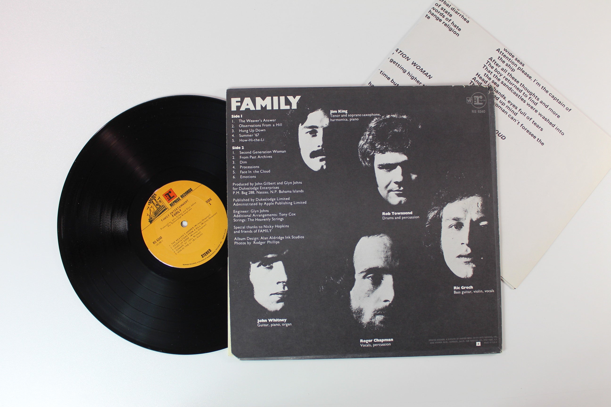 Family - Family Entertainment on Reprise Records