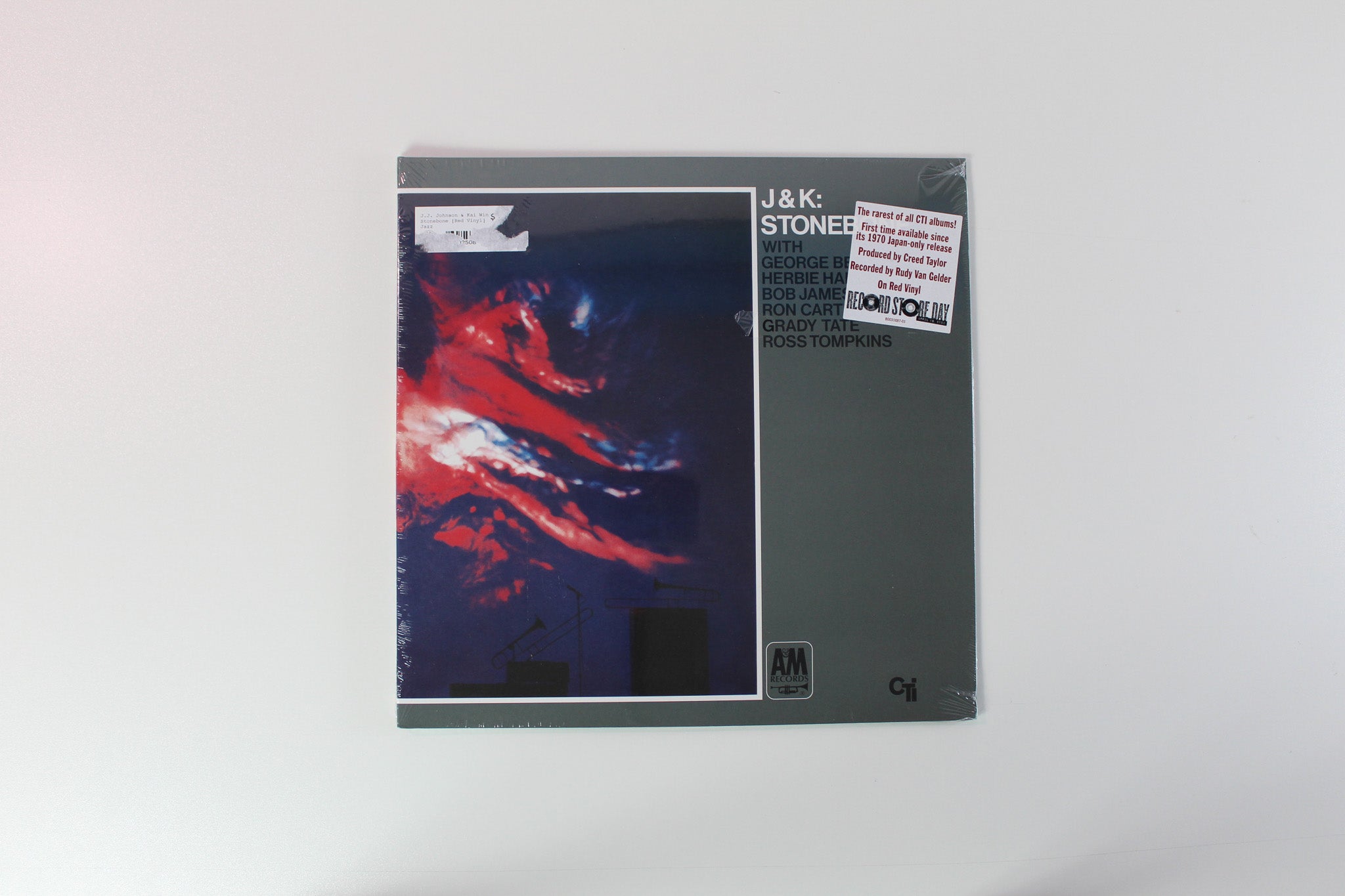 J.J. Johnson - Stonebone on A&M Records / CTI - Sealed Red Vinyl