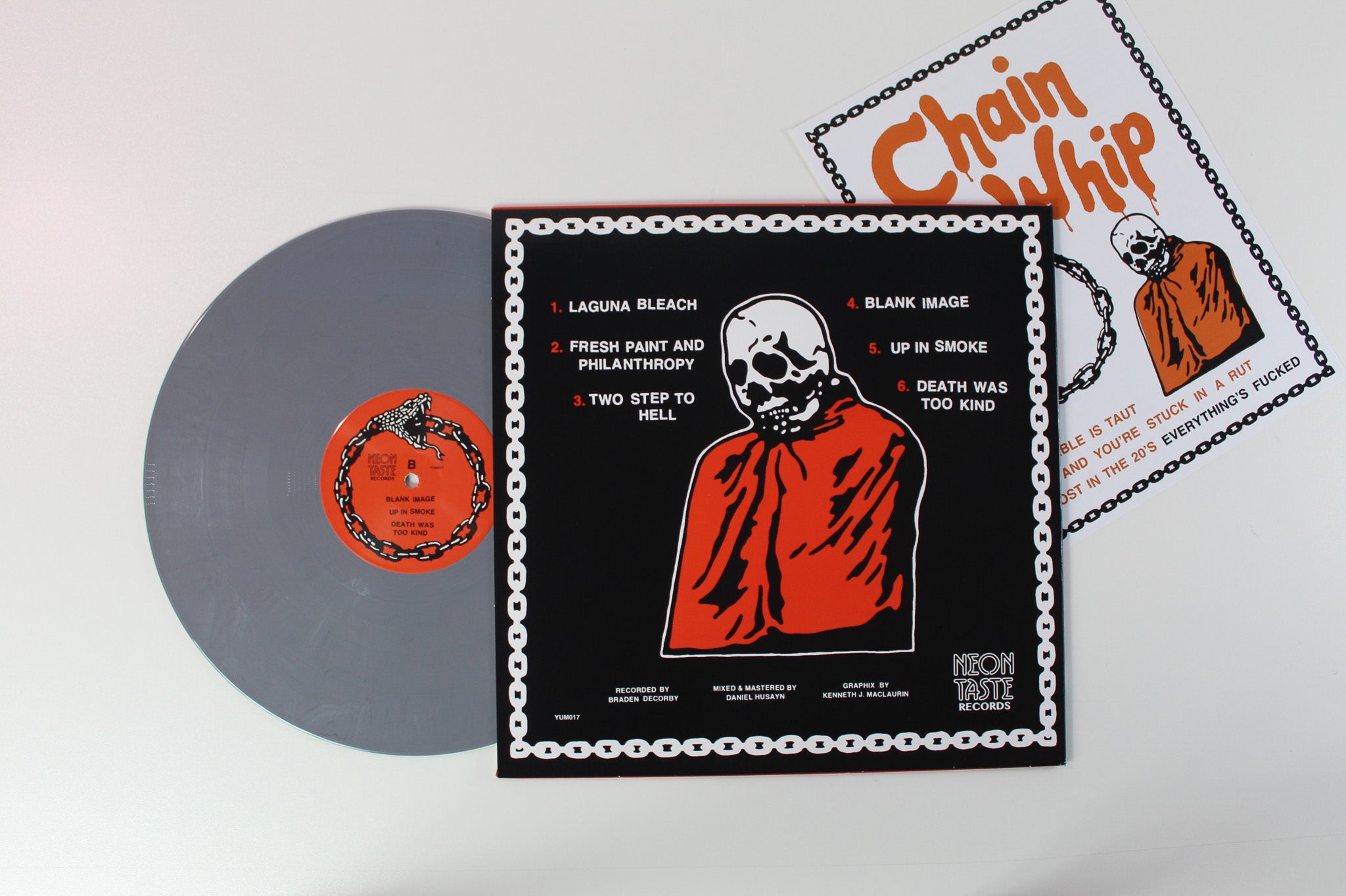 Chain Whip - Two Step To Hell on Neon Taste Records - Grey Vinyl