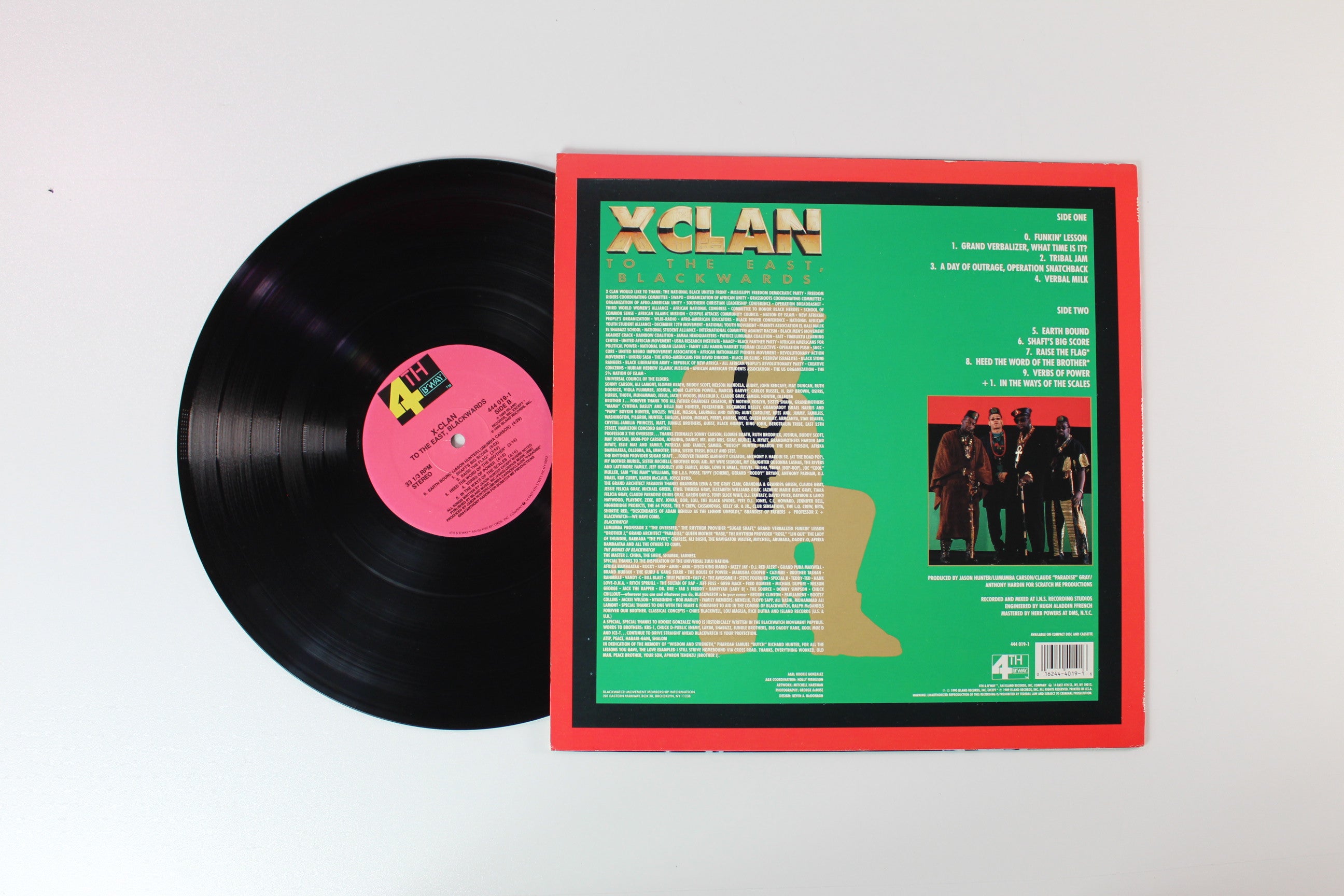 X-Clan - To The East, Blackwards on 4th & Broadway