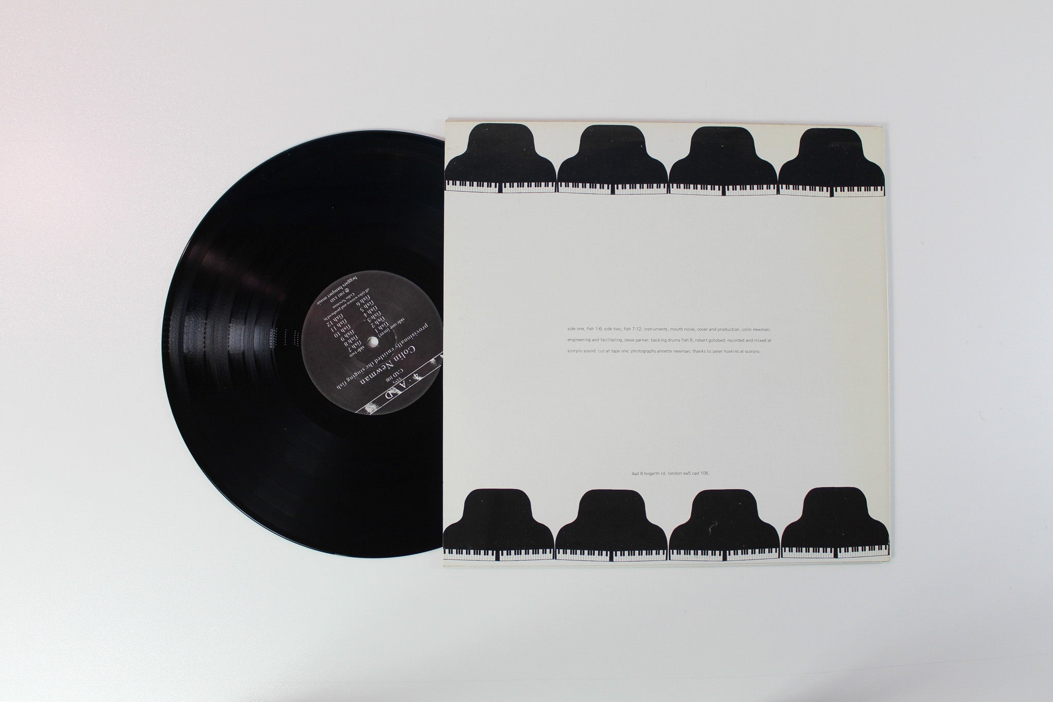 Colin Newman - Provisionally Entitled The Singing Fish on 4AD - UK pressing