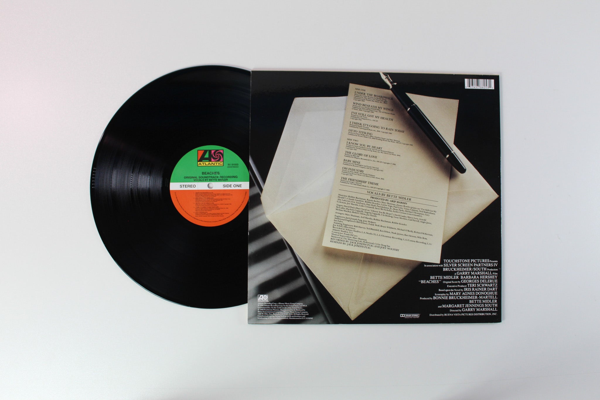 Bette Midler - Beaches (Original Soundtrack Recording) on Rhino Entertainment Company / Atlantic