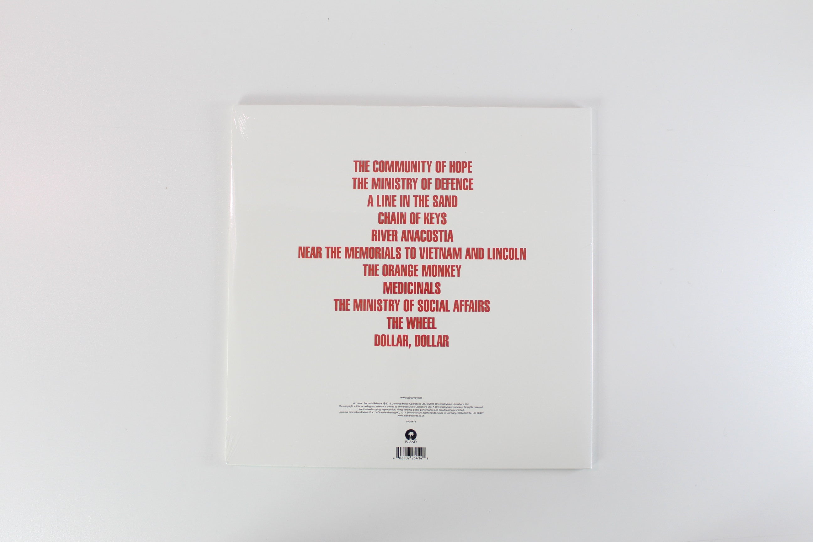 PJ Harvey - The Hope Six Demolition Project on Island 180 Gram Reissue Sealed