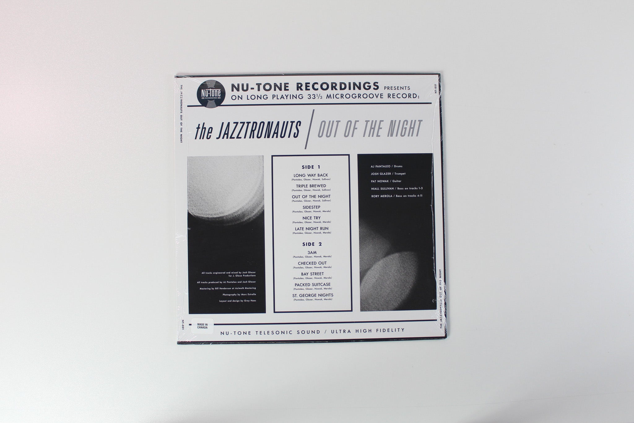 The Jazztronauts - Out Of the Night on Nu Tone Recordings - Red Vinyl Sealed