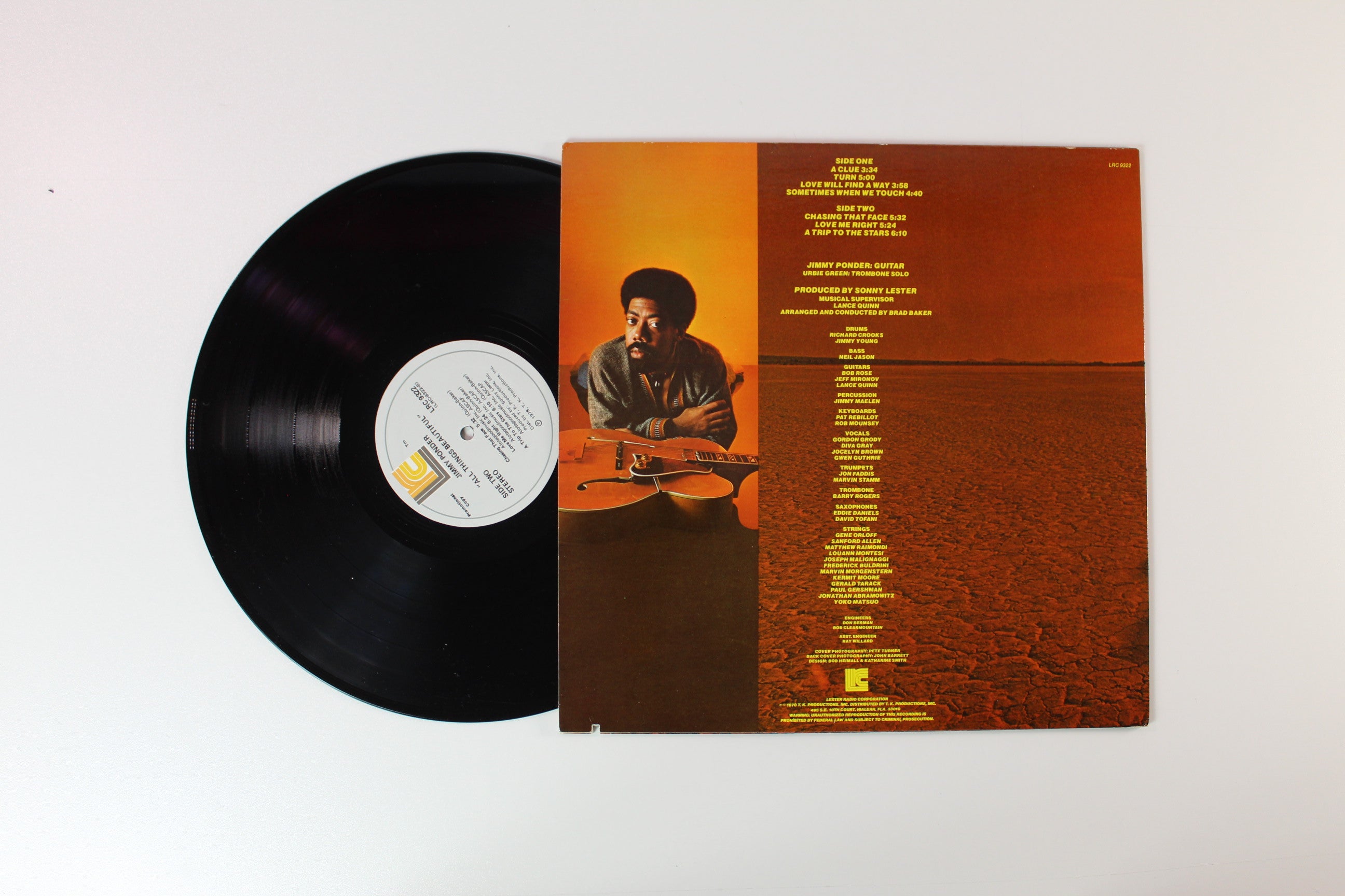 Jimmy Ponder - All Things Beautiful on Lester Radio Corporation - Promo