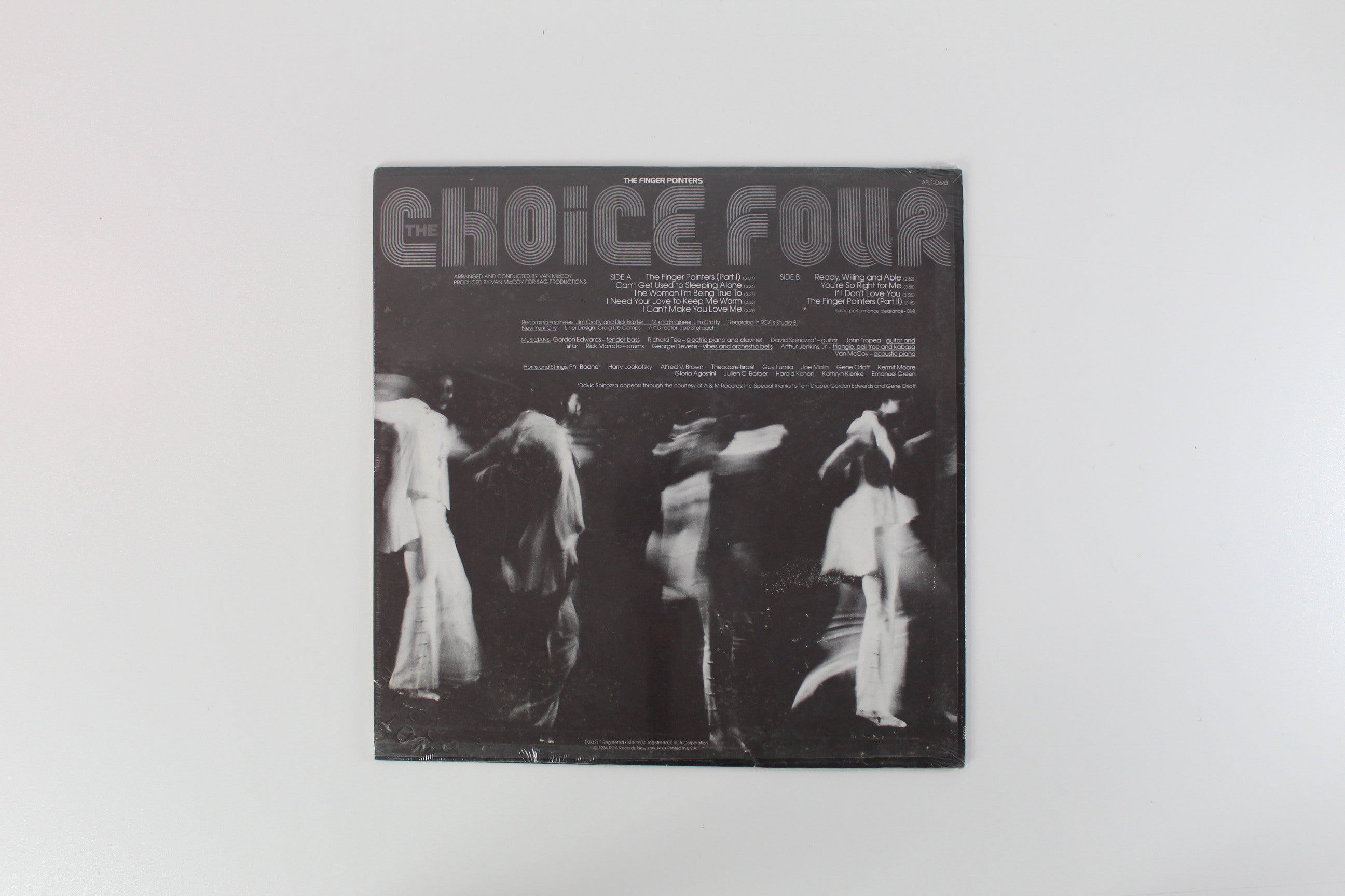 The Choice Four - The Finger Pointers on RCA Sealed