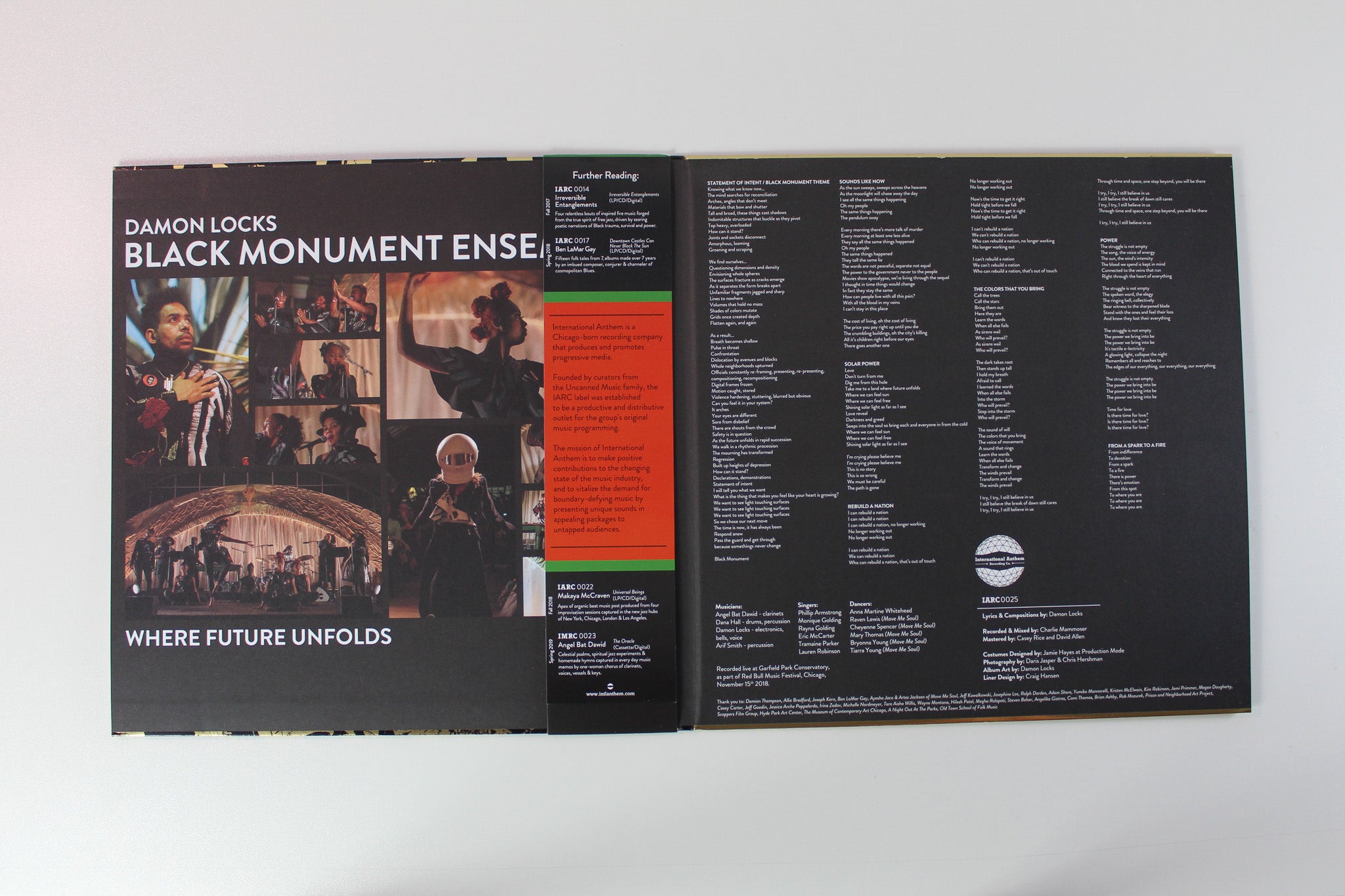 Damon Locks Black Monument Ensemble - Where Future Unfolds on International Anthem Recording Company