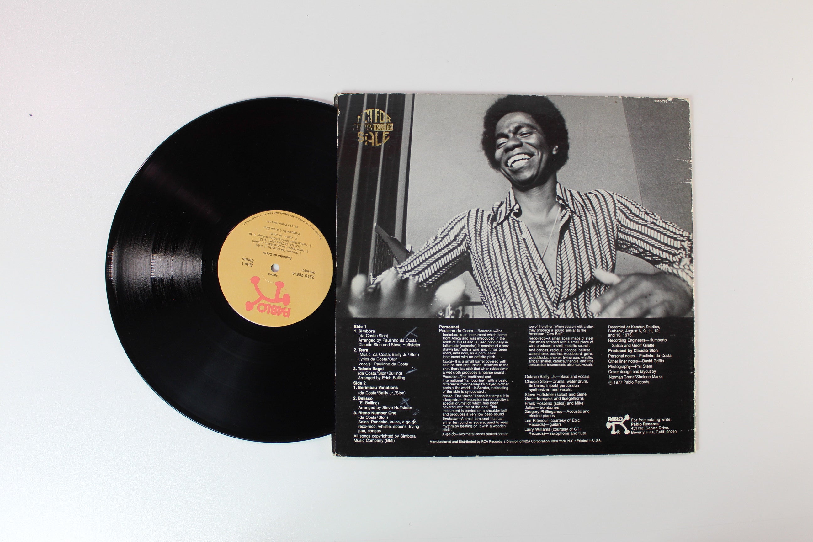 Paulinho Da Costa - Agora on Pablo Records