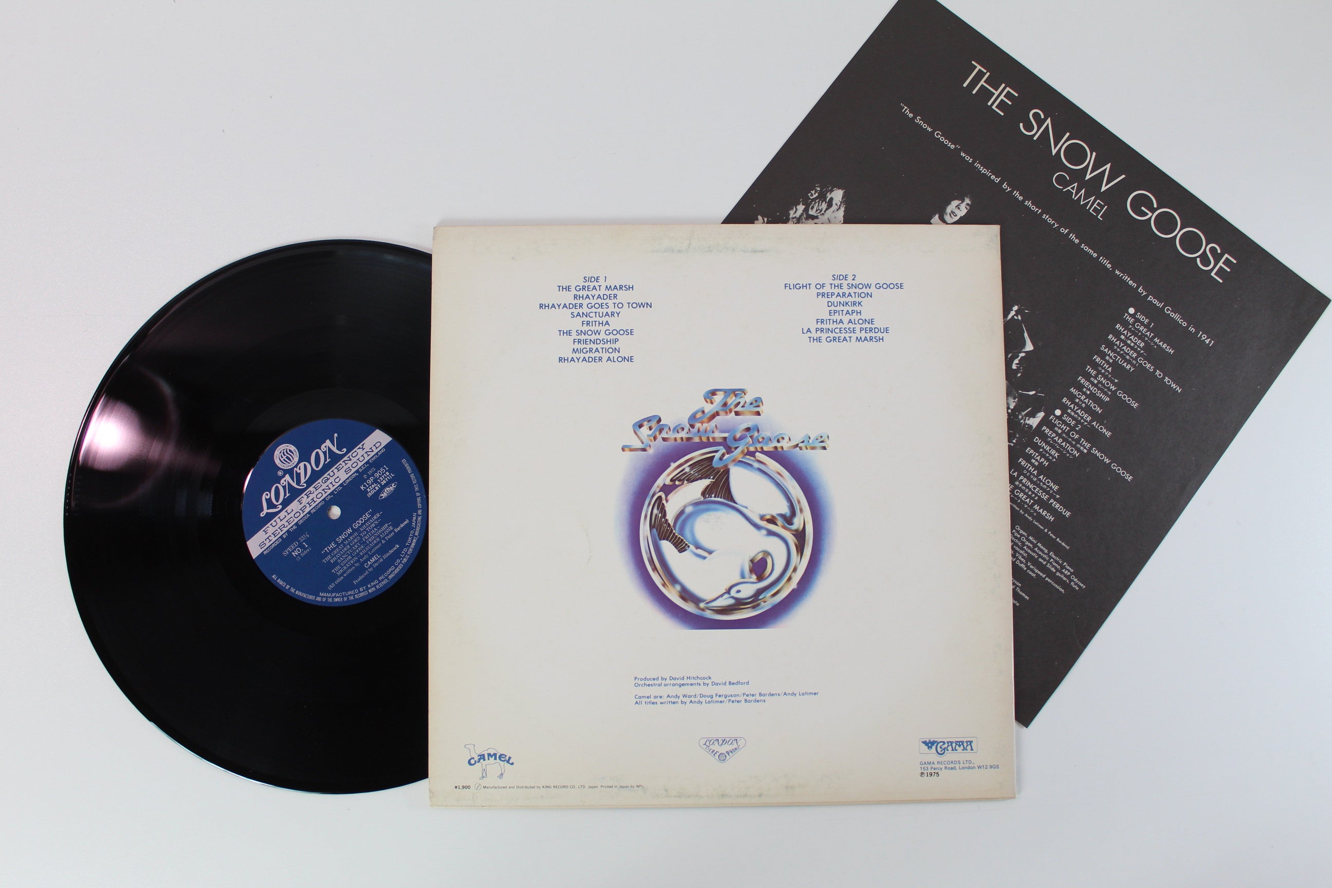 Camel - The Snow Goose on London Records Japanese - Reissue
