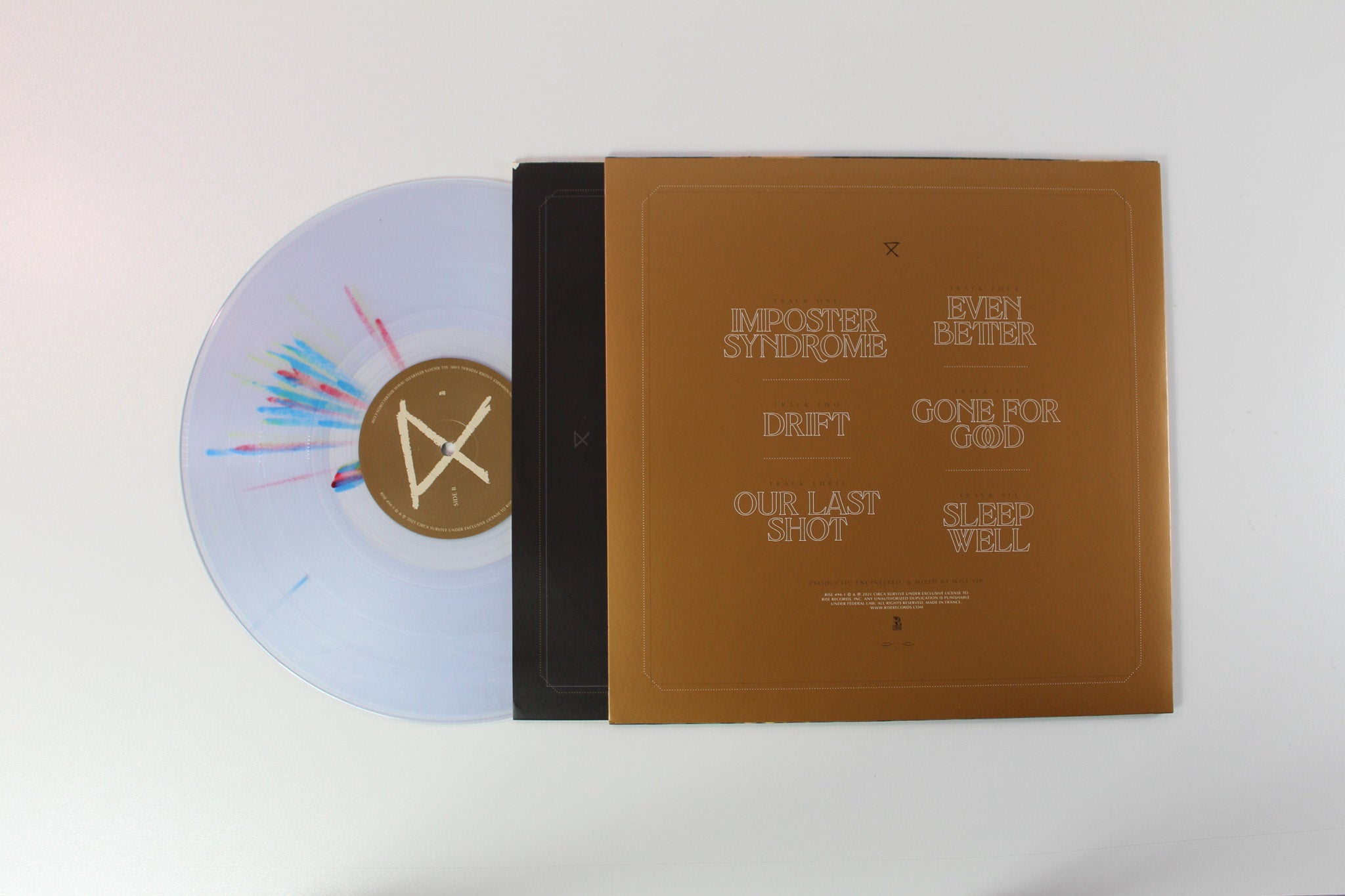 Circa Survive - A Dream About Love EP on Rise Records - Splatter Vinyl
