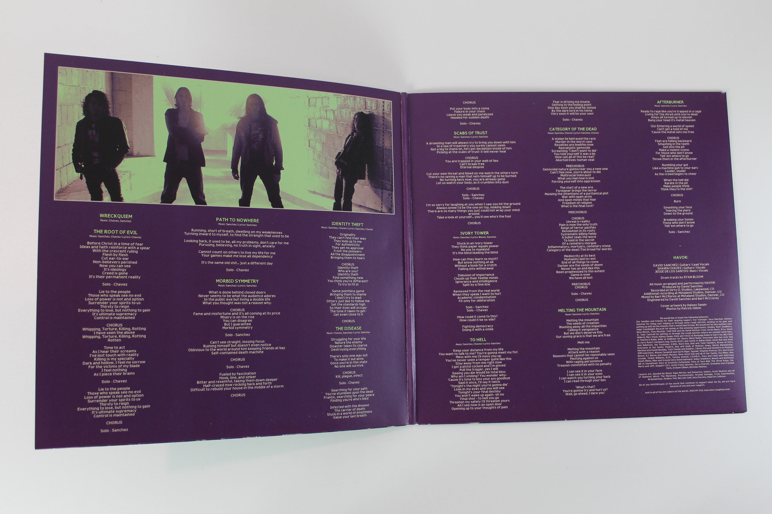 Havok - Burn on Spinefarm Records - Limited Edition - Purple w/ Black Colored Vinyl - Reissue
