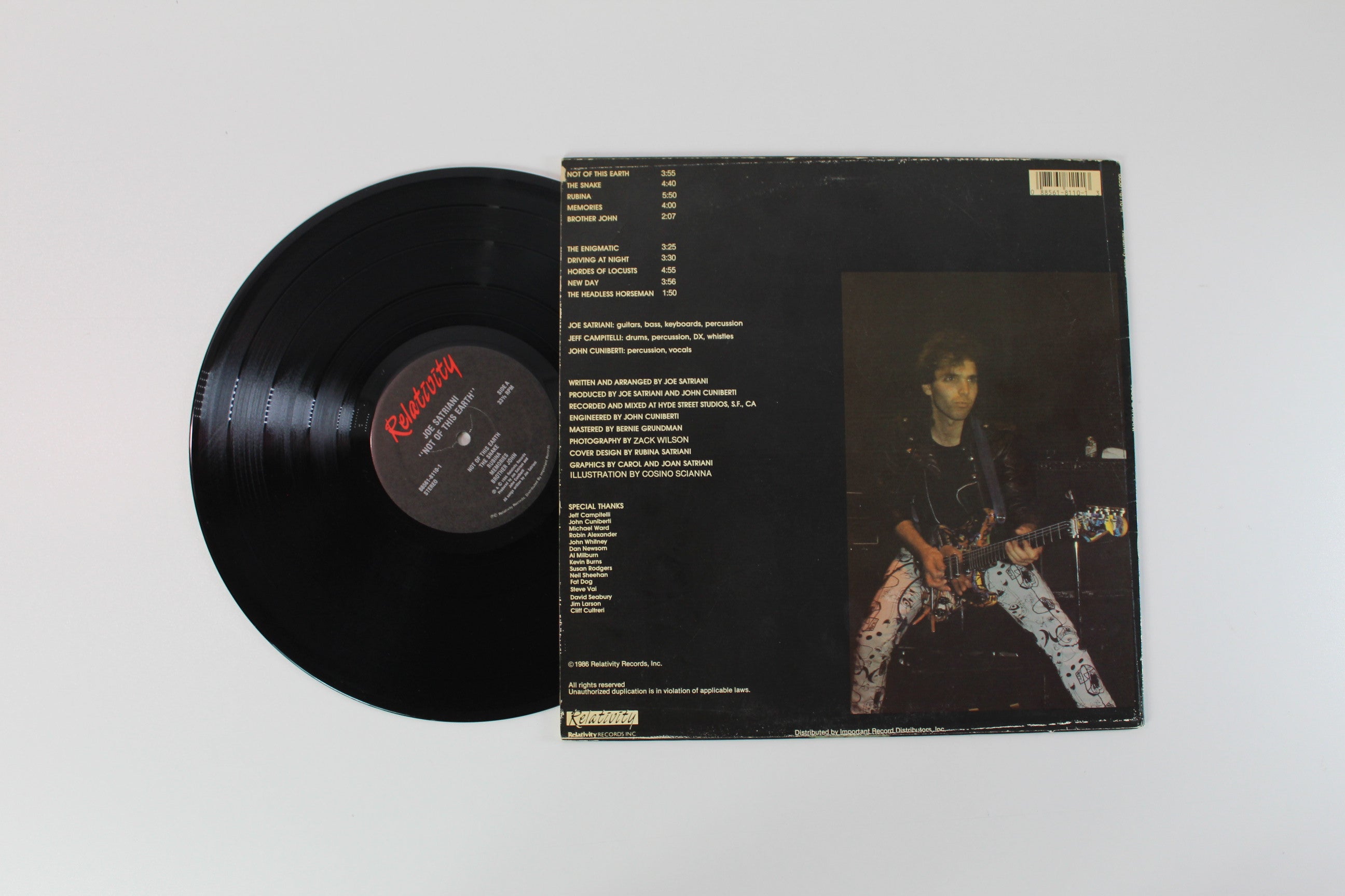 Joe Satriani - Not Of This Earth on Relativity