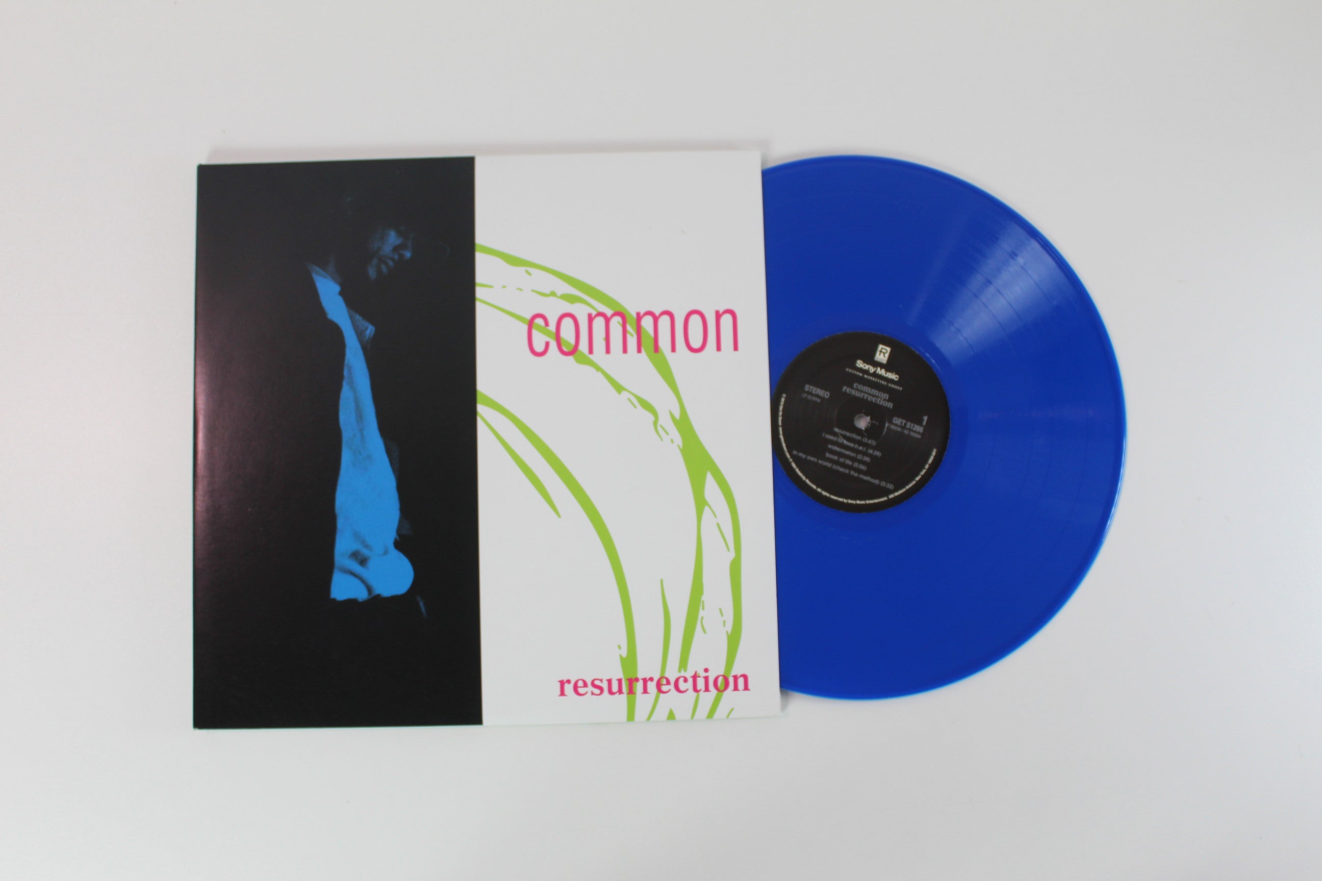 Common - Resurrection on Get On Down - Blue Vinyl - Cream Swirl Vinyl - Limited Edition - Numbered - Reissue