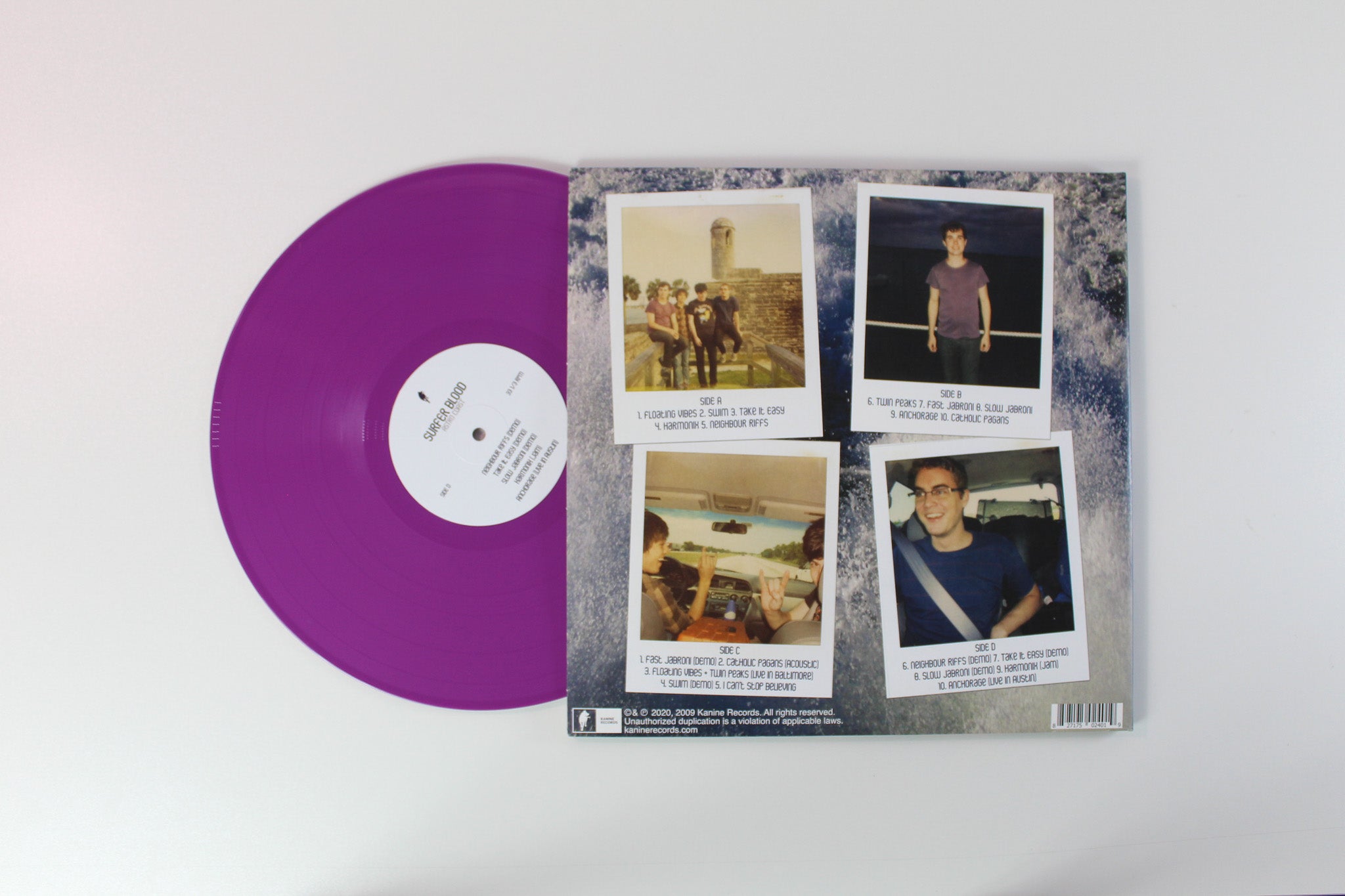 Surfer Blood - Astro Coast on Kanine Records - Blue & Purple Vinyl