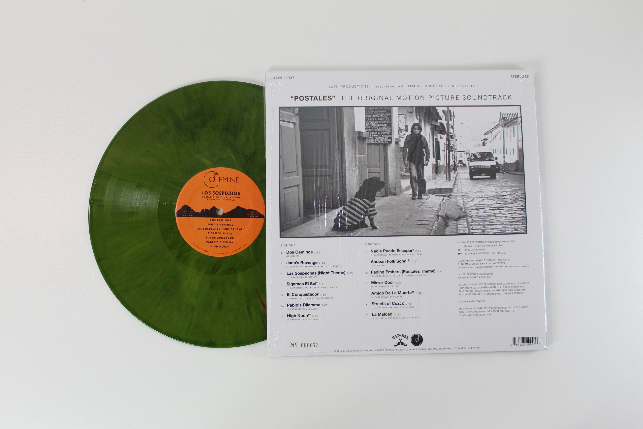 Various - Postales: The Original Motion Picture Soundtrack on Colemine Records - Record Store Day 2018 - Limited Edition - Numbered - Green Splatter Vinyl - Reissue