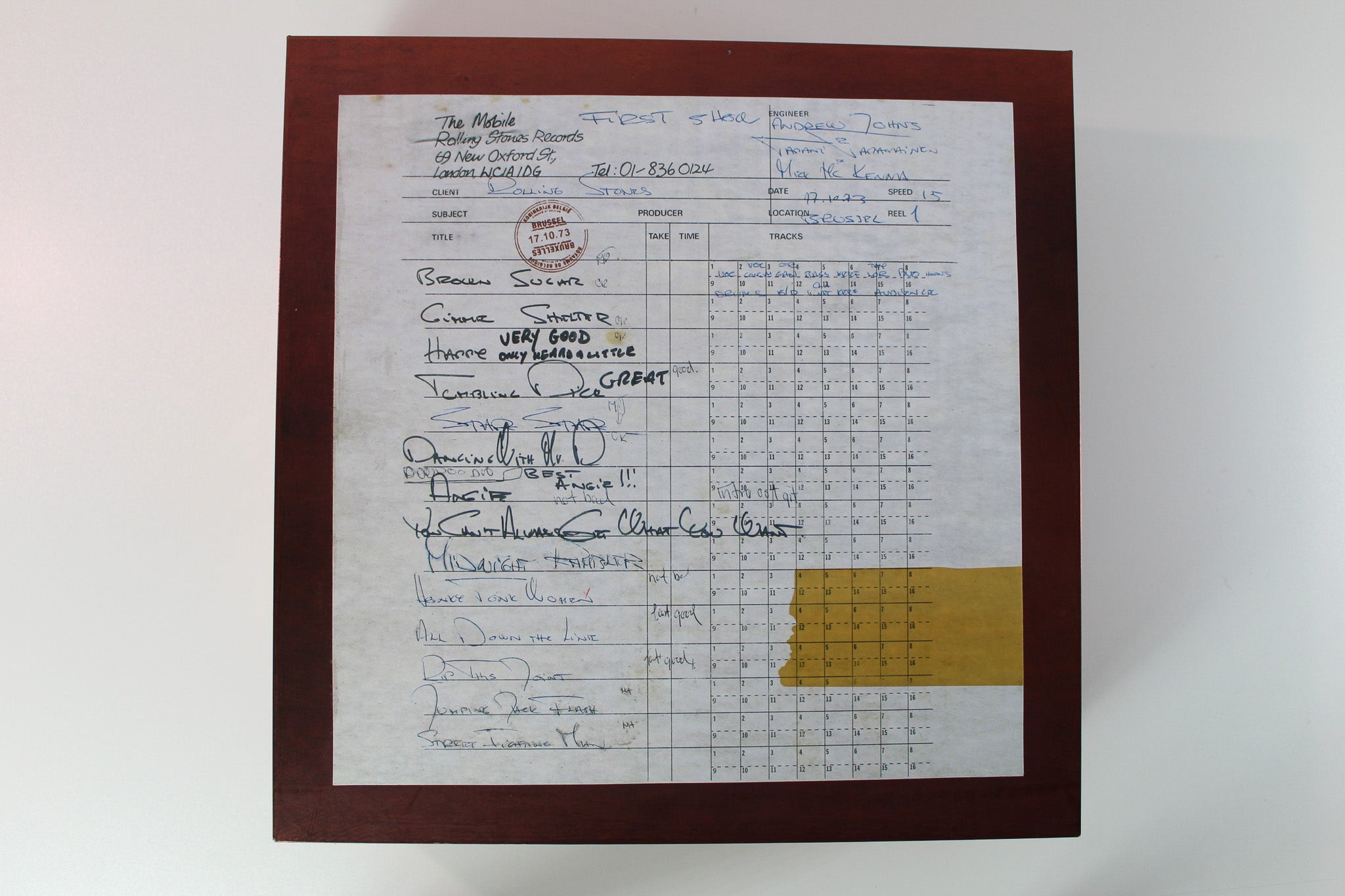 The Rolling Stones - The Brussels Affair on Rolling Stones Archive Ltd Collector's Edition Box Set