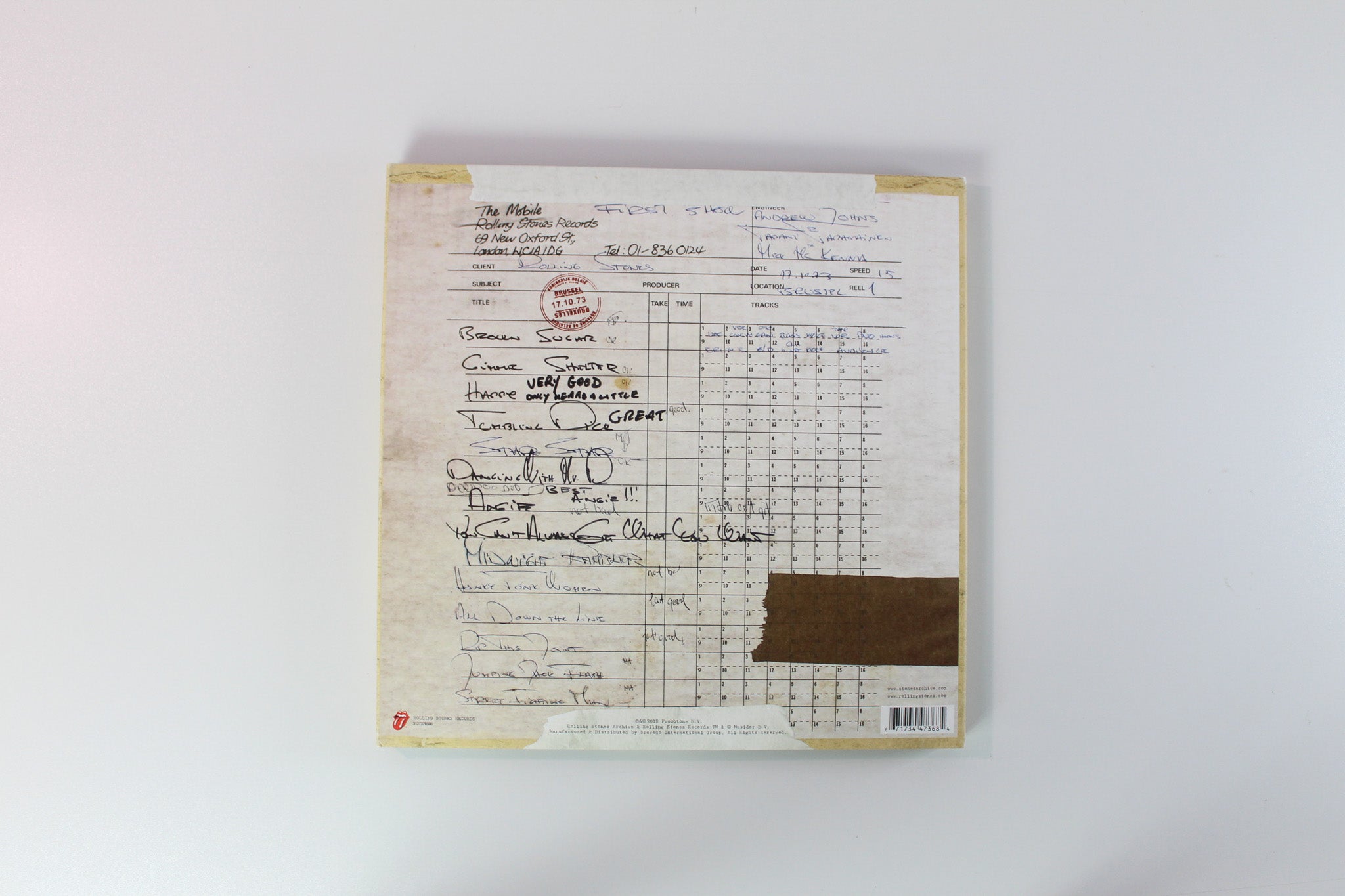 The Rolling Stones - The Brussels Affair on Rolling Stones Archive Ltd Collector's Edition Box Set