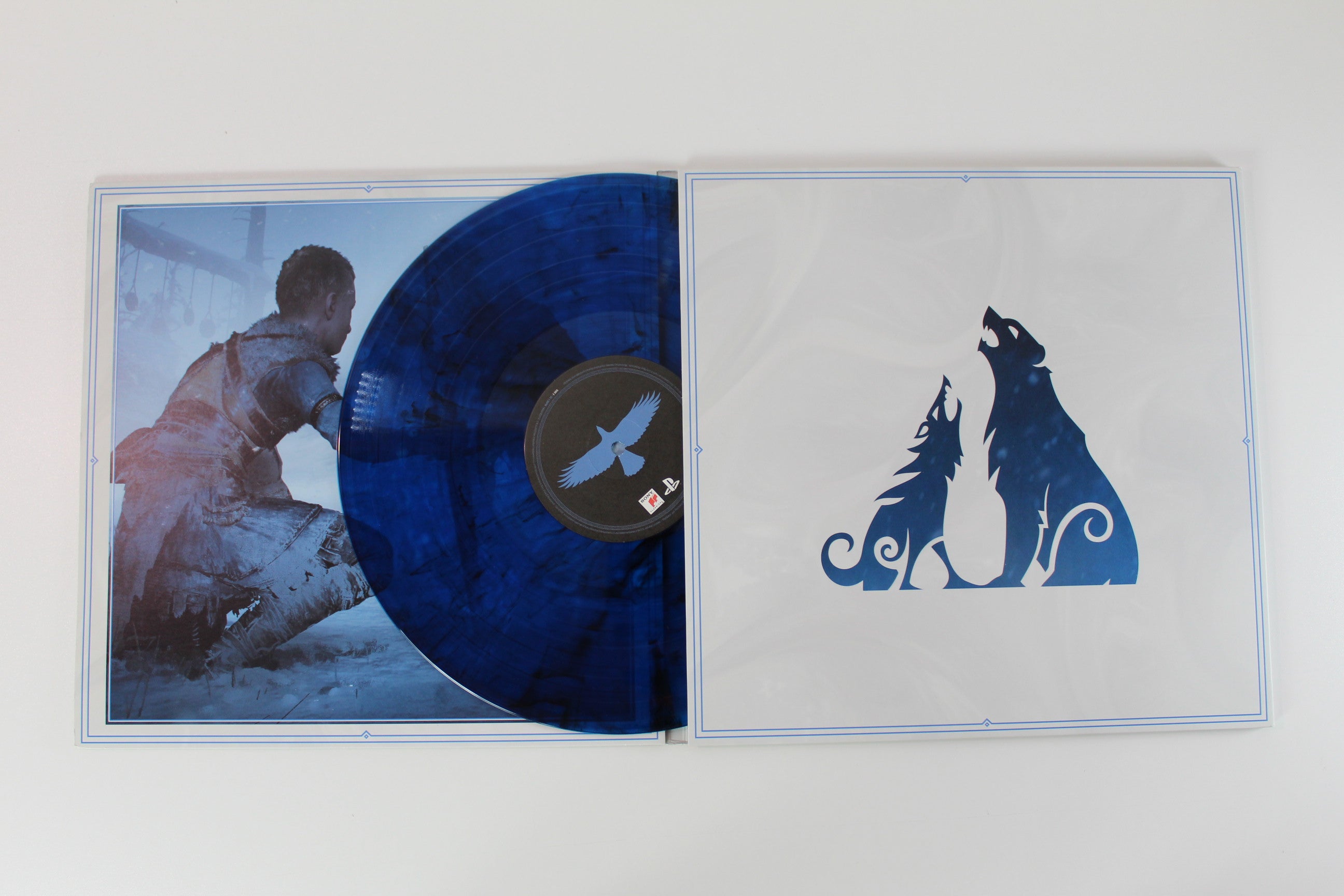 Bear McCreary - God Of War: Ragnarök on Sony Classical - Blue & Black Marbled colored vinyl