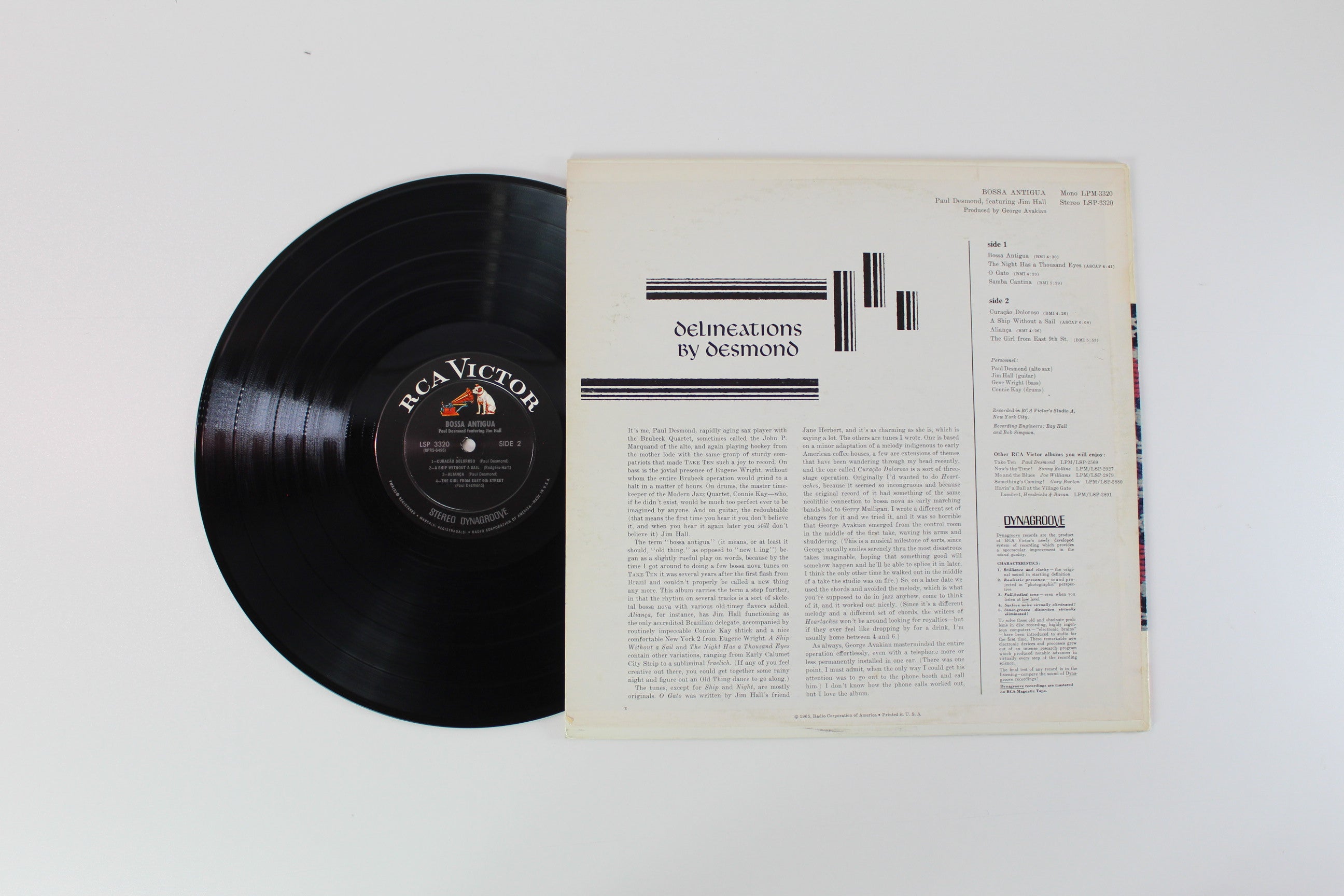 Paul Desmond, Jim Hall - Bossa Antigua on RCA Victor - Stereo