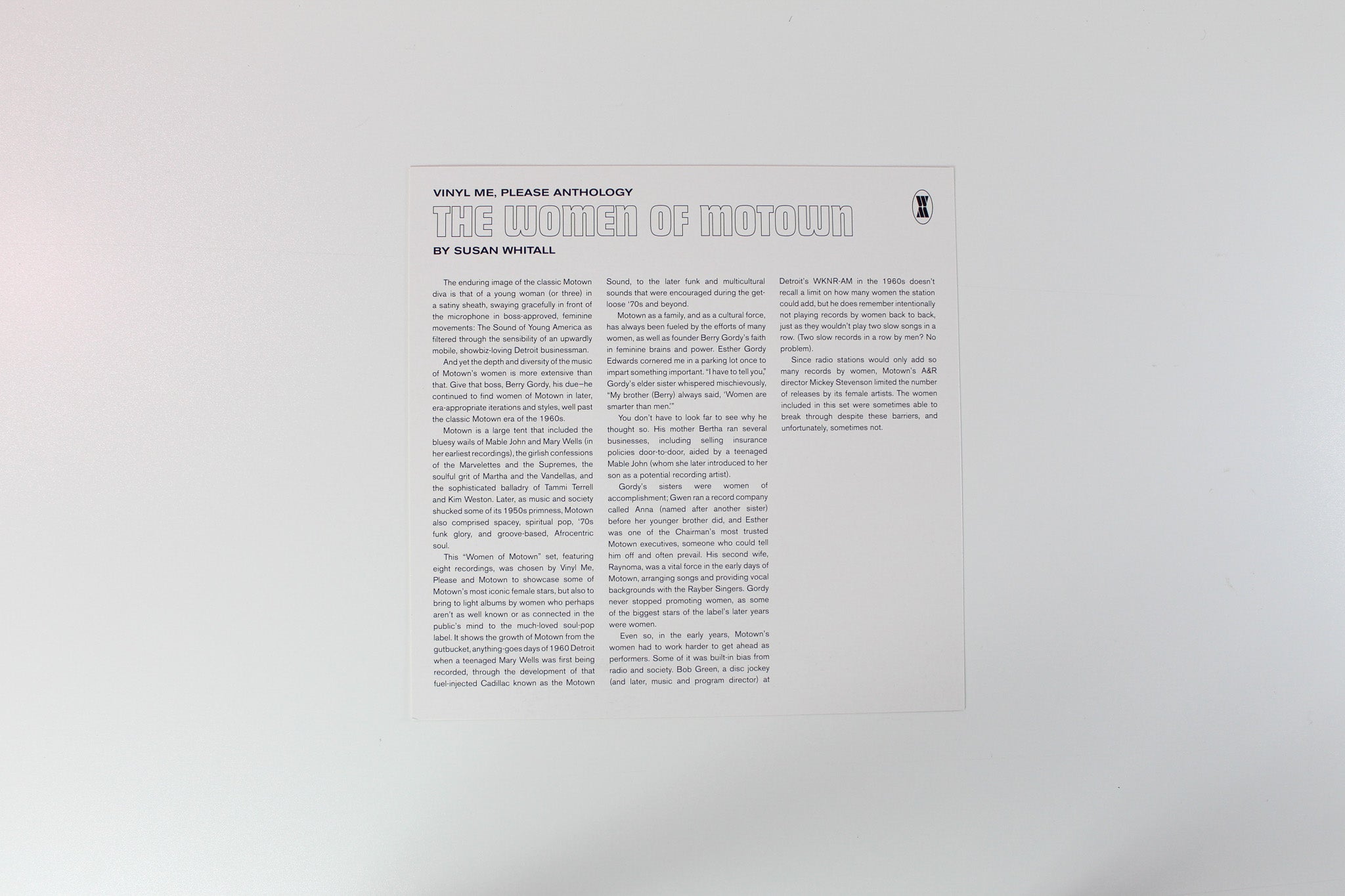 Various - The Women Of Motown Vinyl Me Please Ltd Numbered Reissue Box Set