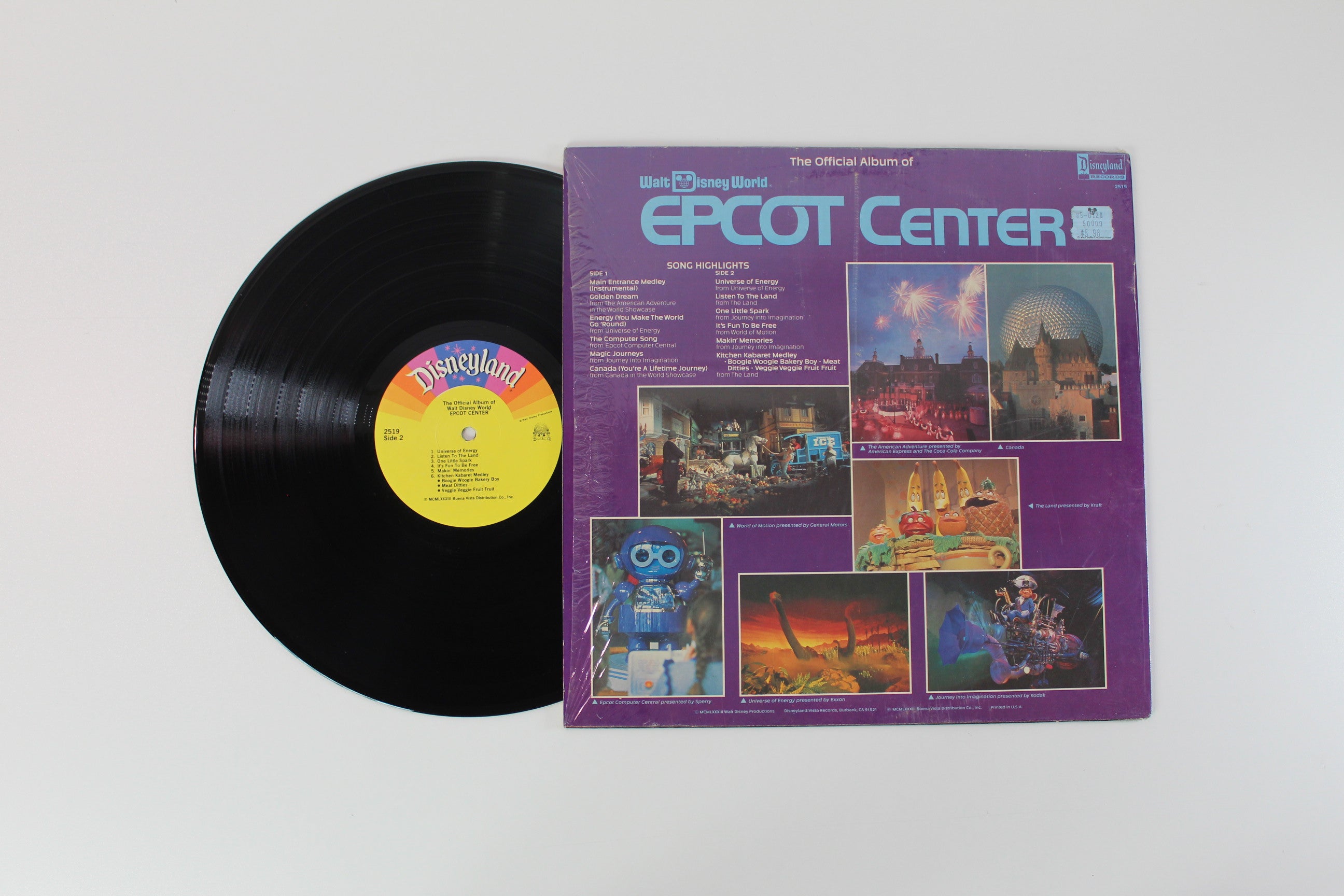 Unknown Artist - The Official Album Of Walt Disney World Epcot Center on Disneyland