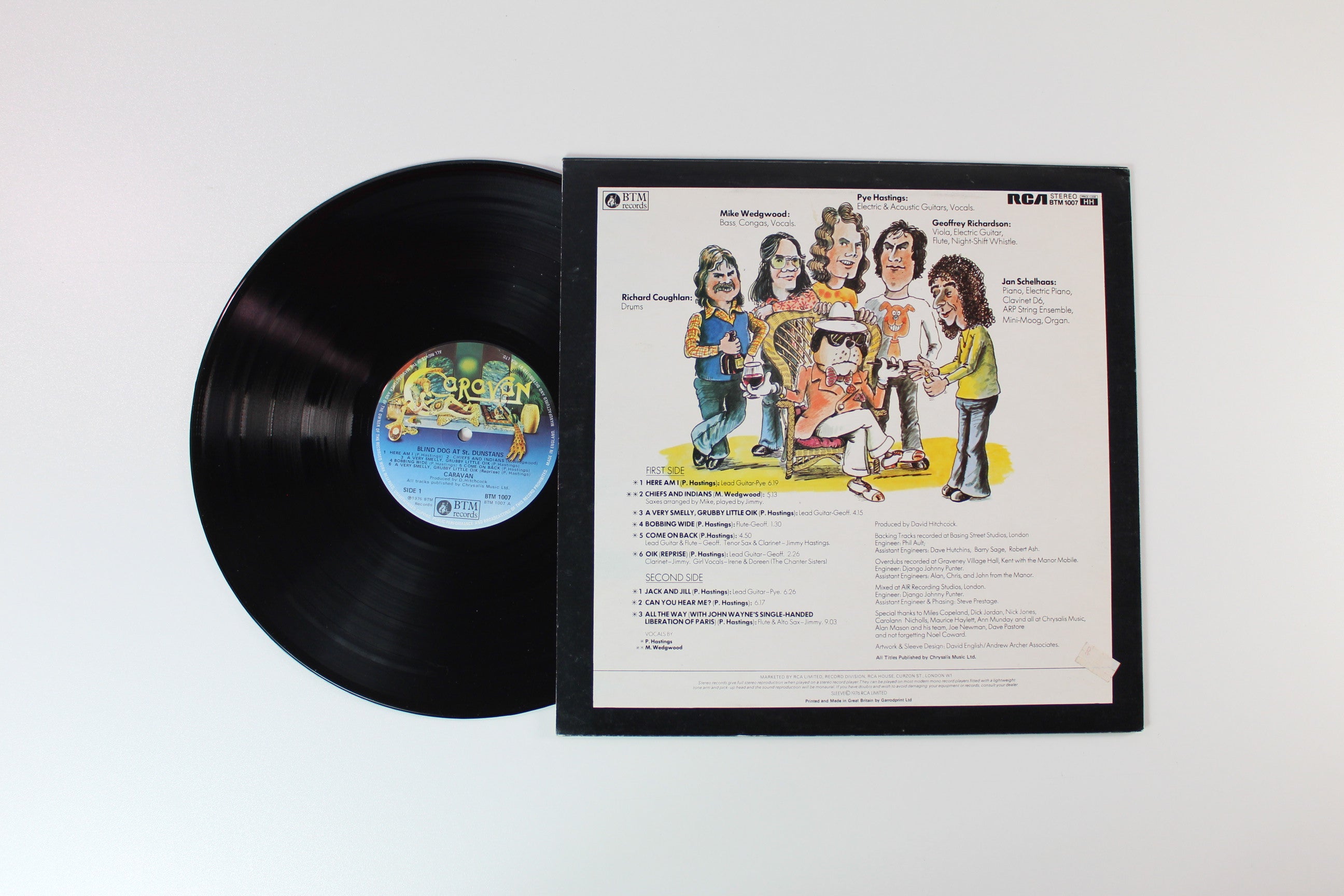 Caravan - Blind Dog At St. Dunstans on BTM Records - UK pressing