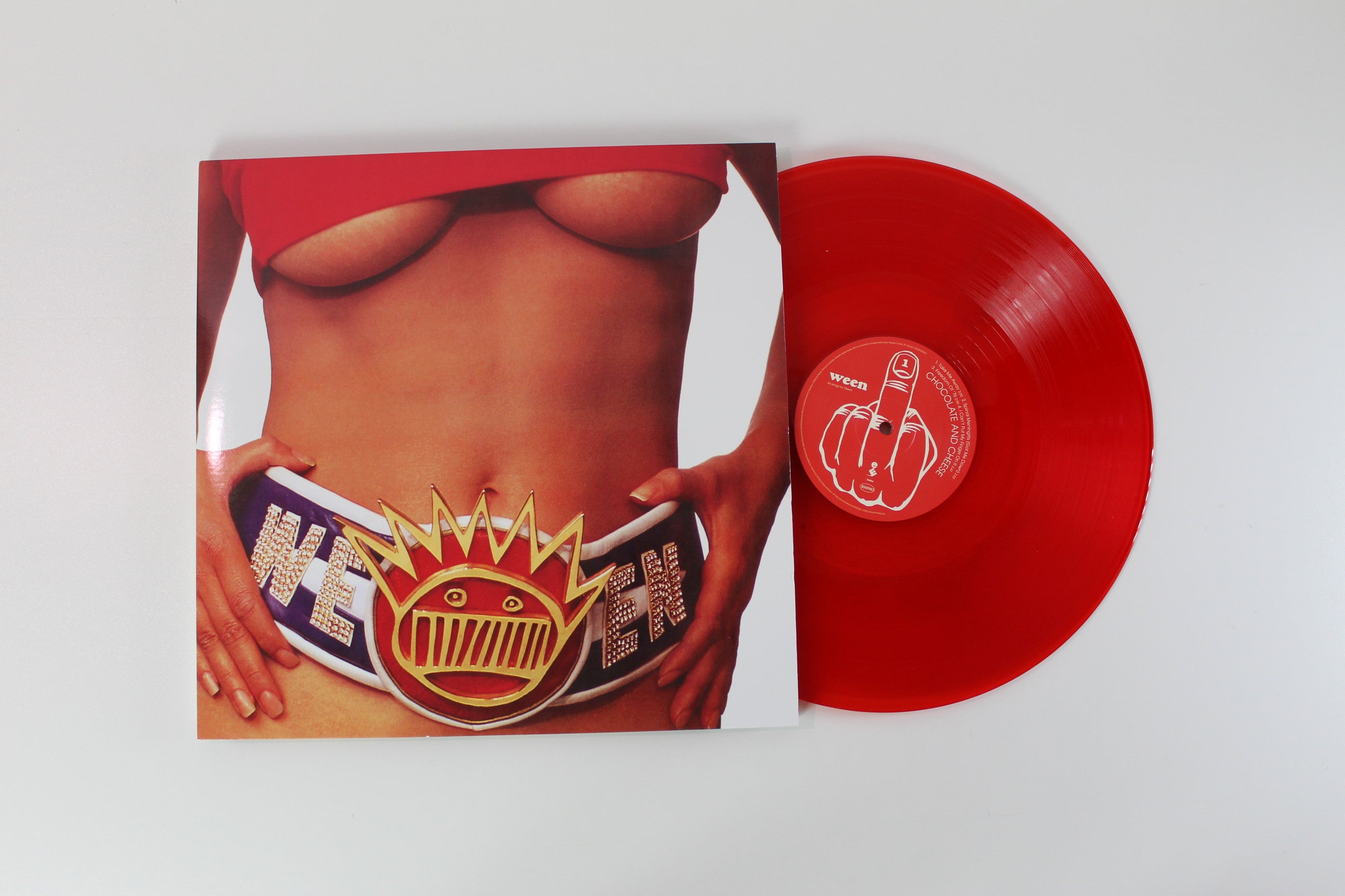 Ween - Chocolate And Cheese on Elektra / Rhino Records - Limited Edition - Deluxe Edition - 30th Anniversary - Red Vinyl - Blue Vinyl - Brown Vinyl - Reissue