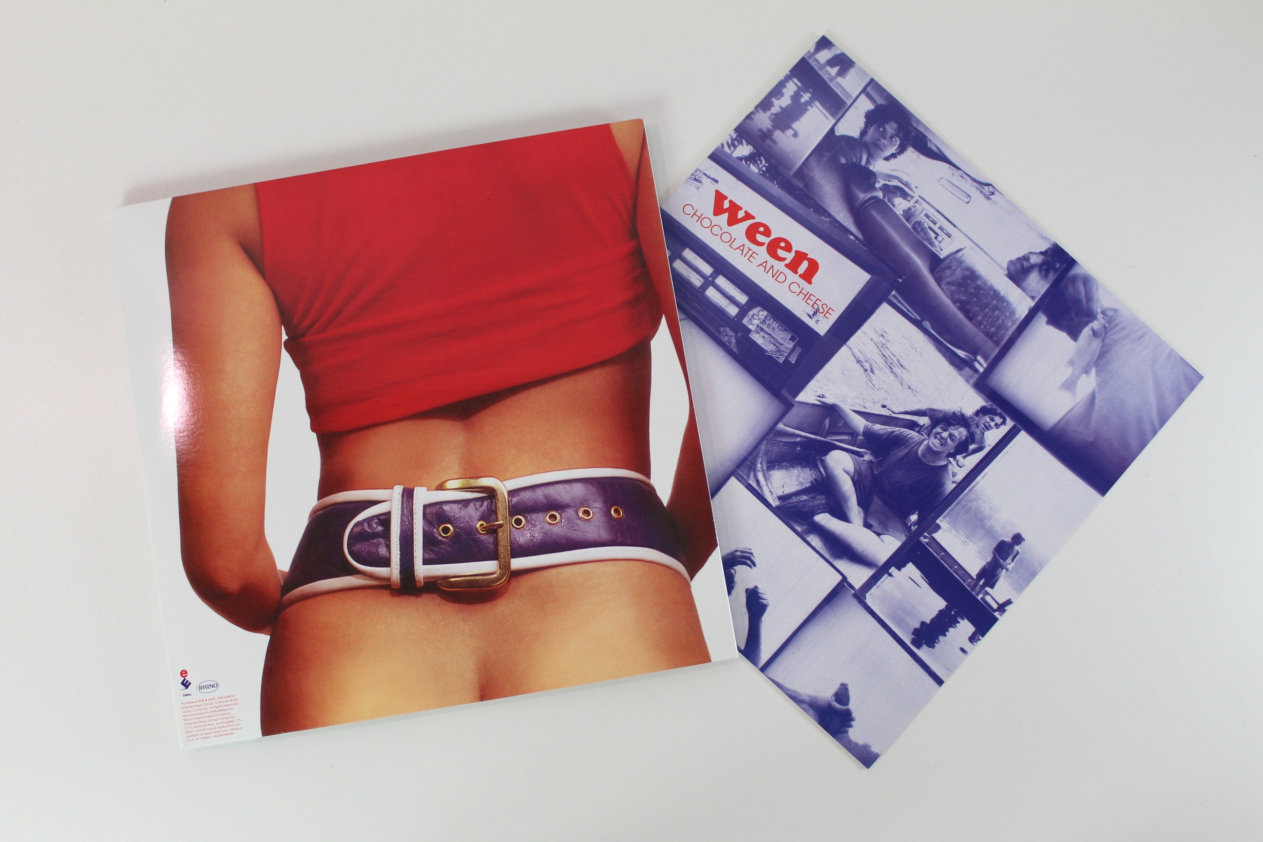 Ween - Chocolate And Cheese on Elektra / Rhino Records - Limited Edition - Deluxe Edition - 30th Anniversary - Red Vinyl - Blue Vinyl - Brown Vinyl - Reissue