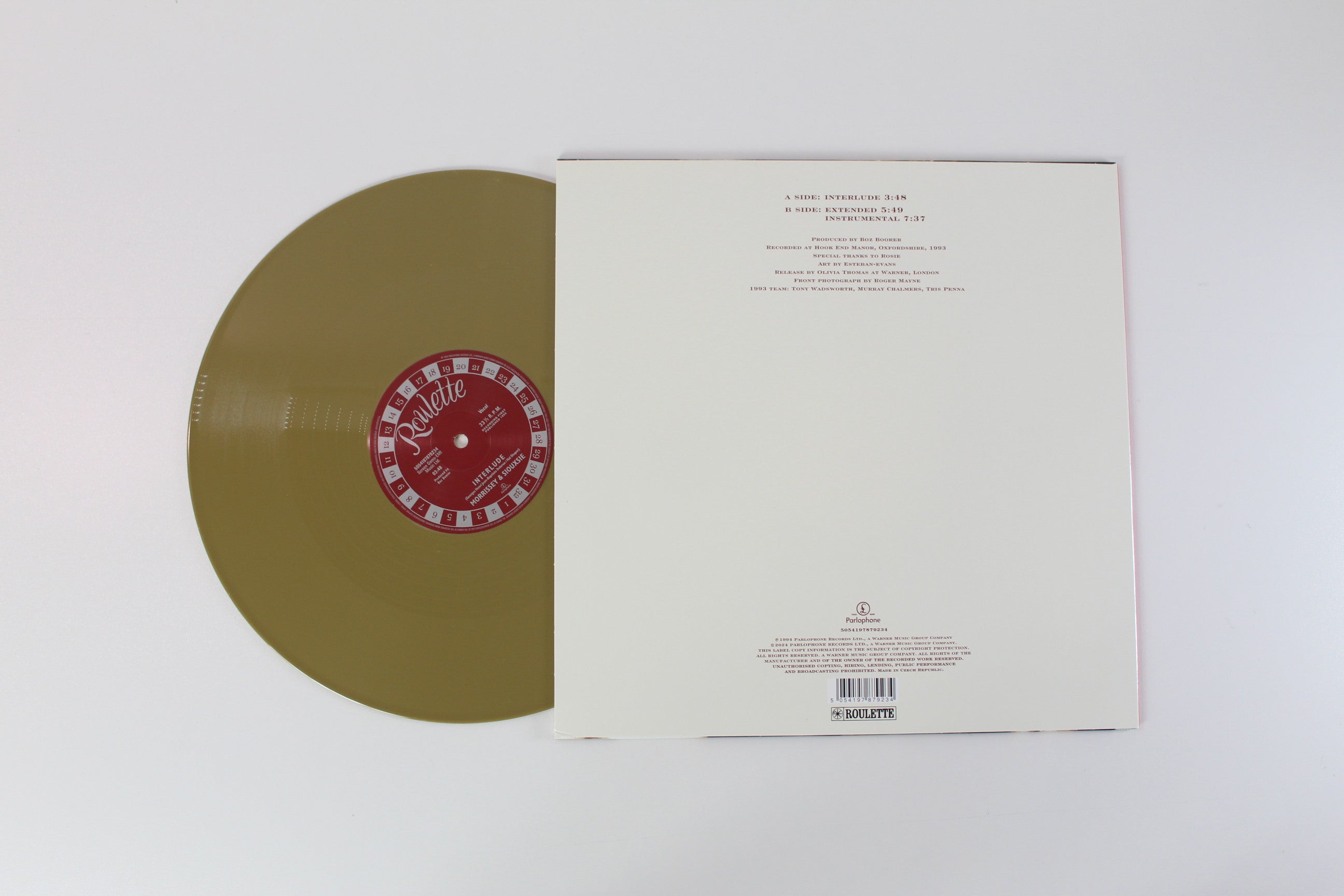 Morrissey, Siouxsie Sioux - Interlude on Roulette - Record Store Day 2024 - Limited Edition - Gold Vinyl - Reissue