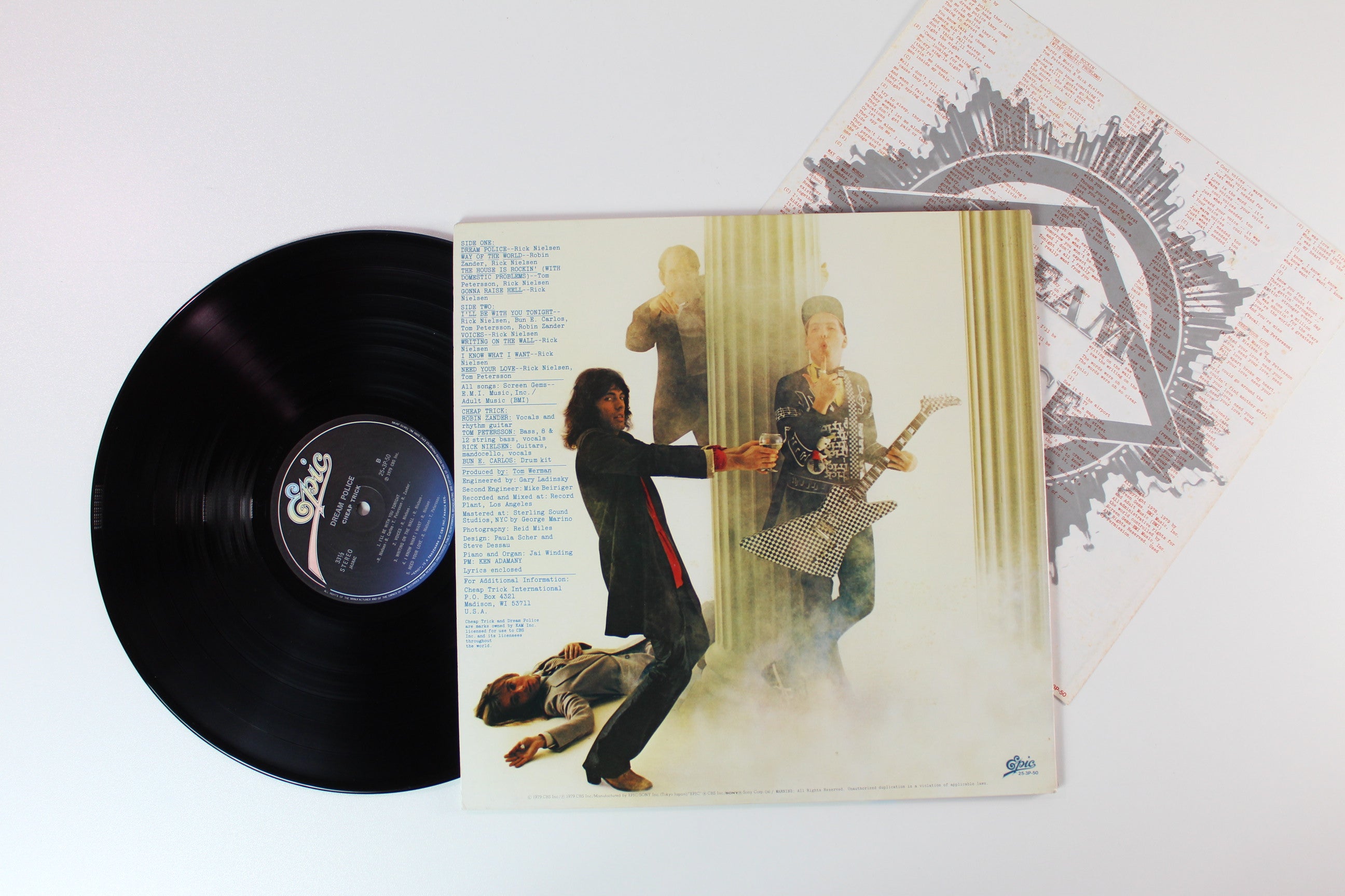 Cheap Trick - Dream Police on Epic - Japanese Pressing w/ Flexi