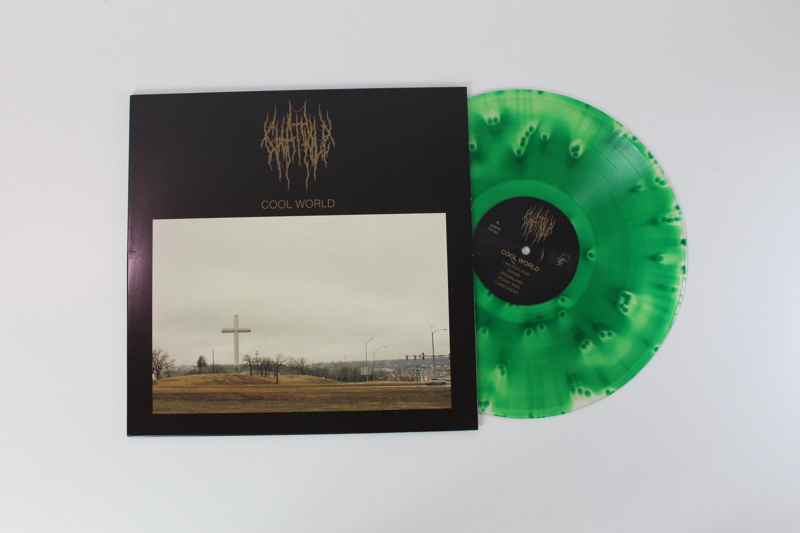 Chat Pile - Cool World on Flenser Records - Limited Edition - Emerald Green Cloudy Colored Vinyl