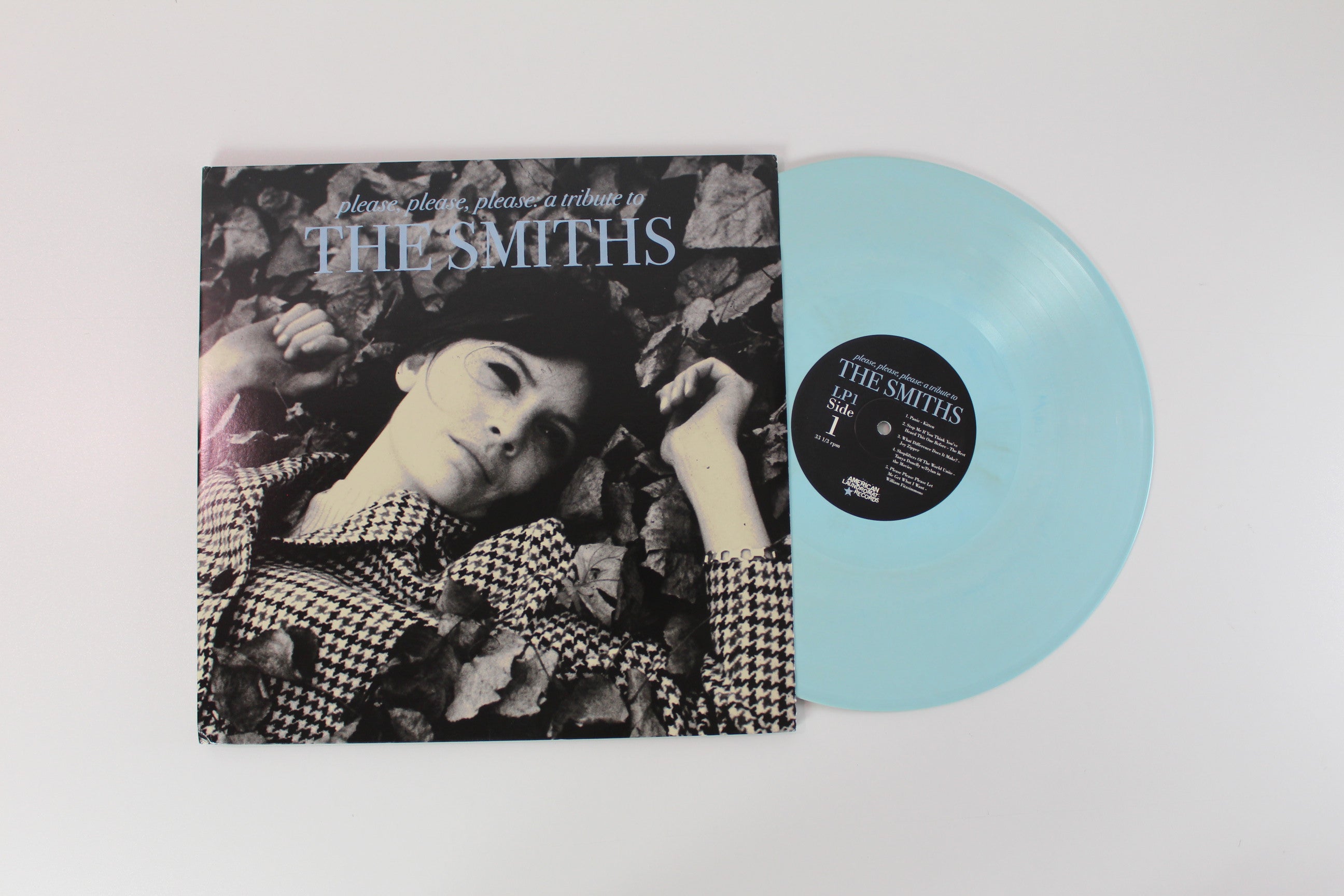 Various - Please Please Please: A Tribute To The Smiths on American Laundromat Records - Blue [Powder] Vinyl