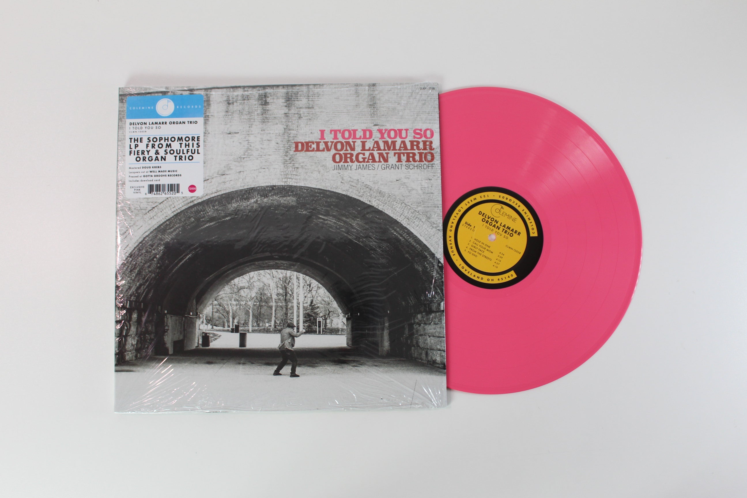 Delvon Lamarr Organ Trio - I Told You So on Colemine Records - Limited Edition - Pink Vinyl