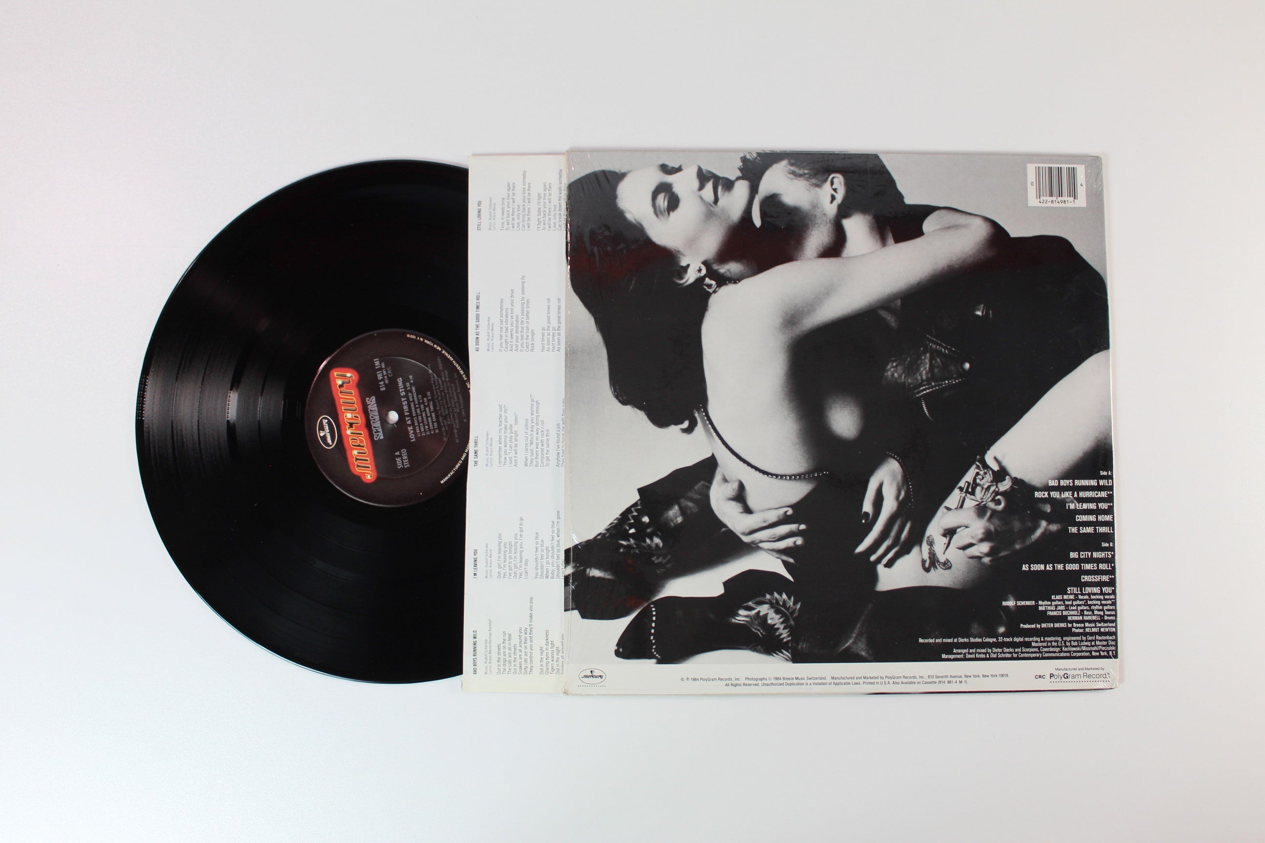 Scorpions - Love At First Sting on Mercury