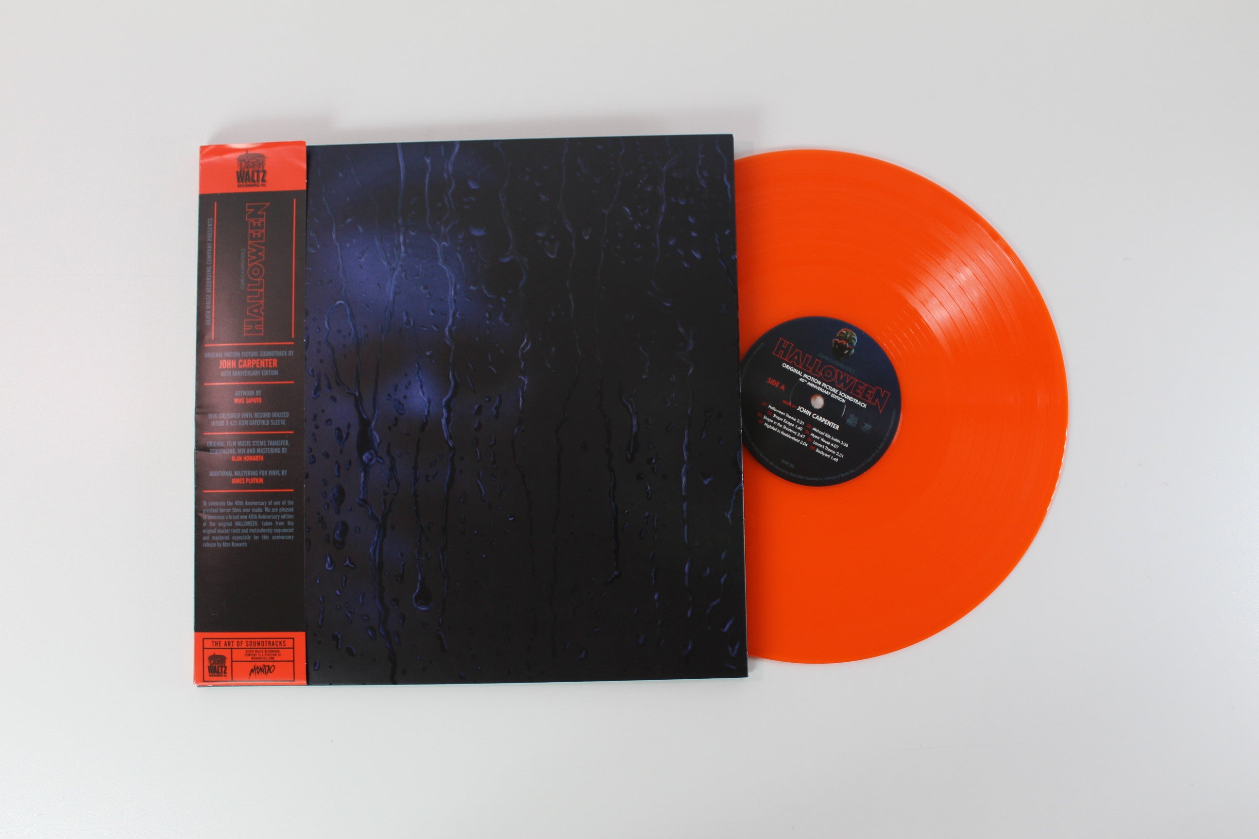 John Carpenter - Halloween (Original Motion Picture Soundtrack) on Death Waltz Recording Company - Translucent Orange , 180g, 40th Anniversary Edition Colored Vinyl - Reissue