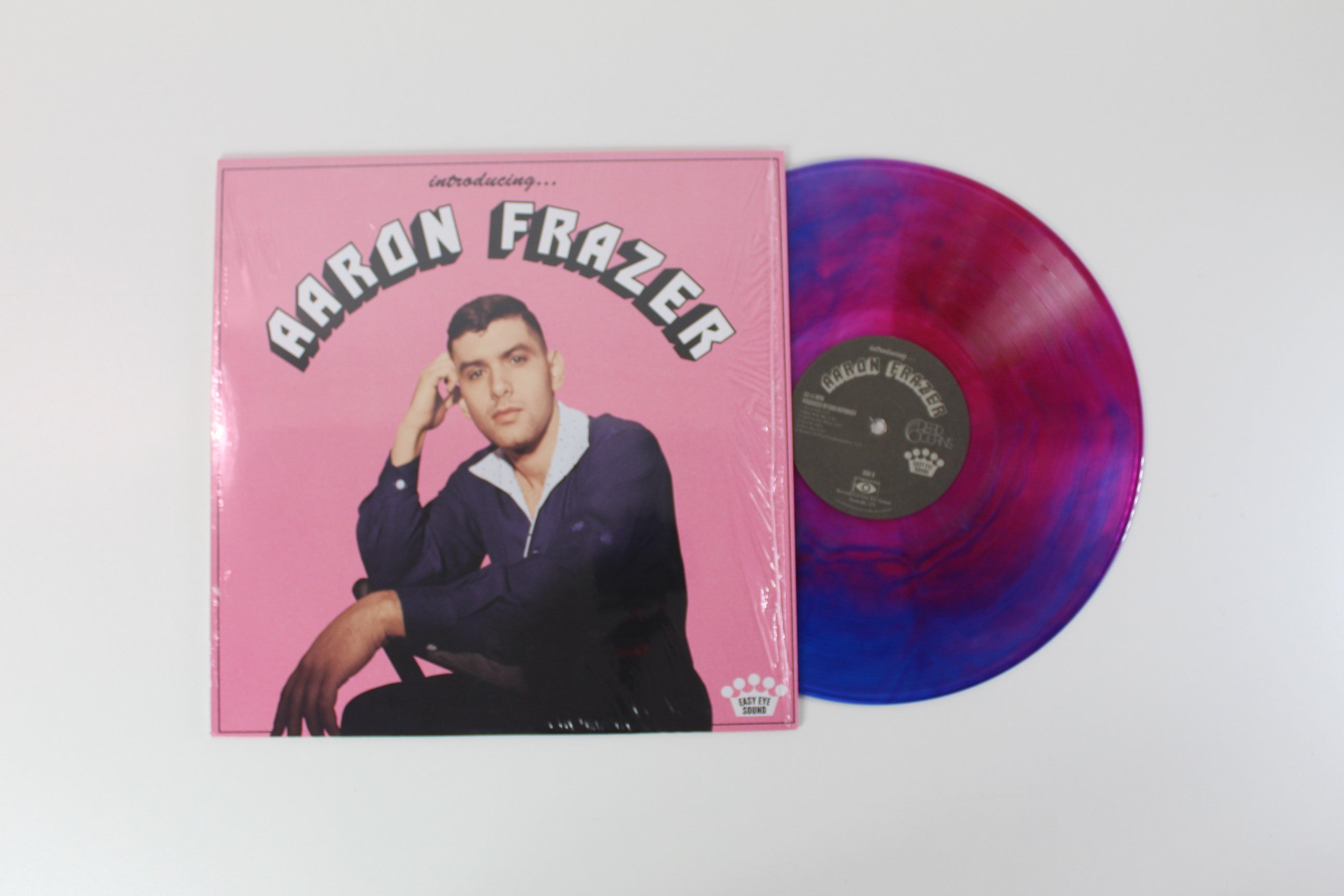Aaron Frazer - Introducing... on Dead Oceans - Purple & Blue Nebula colored vinyl