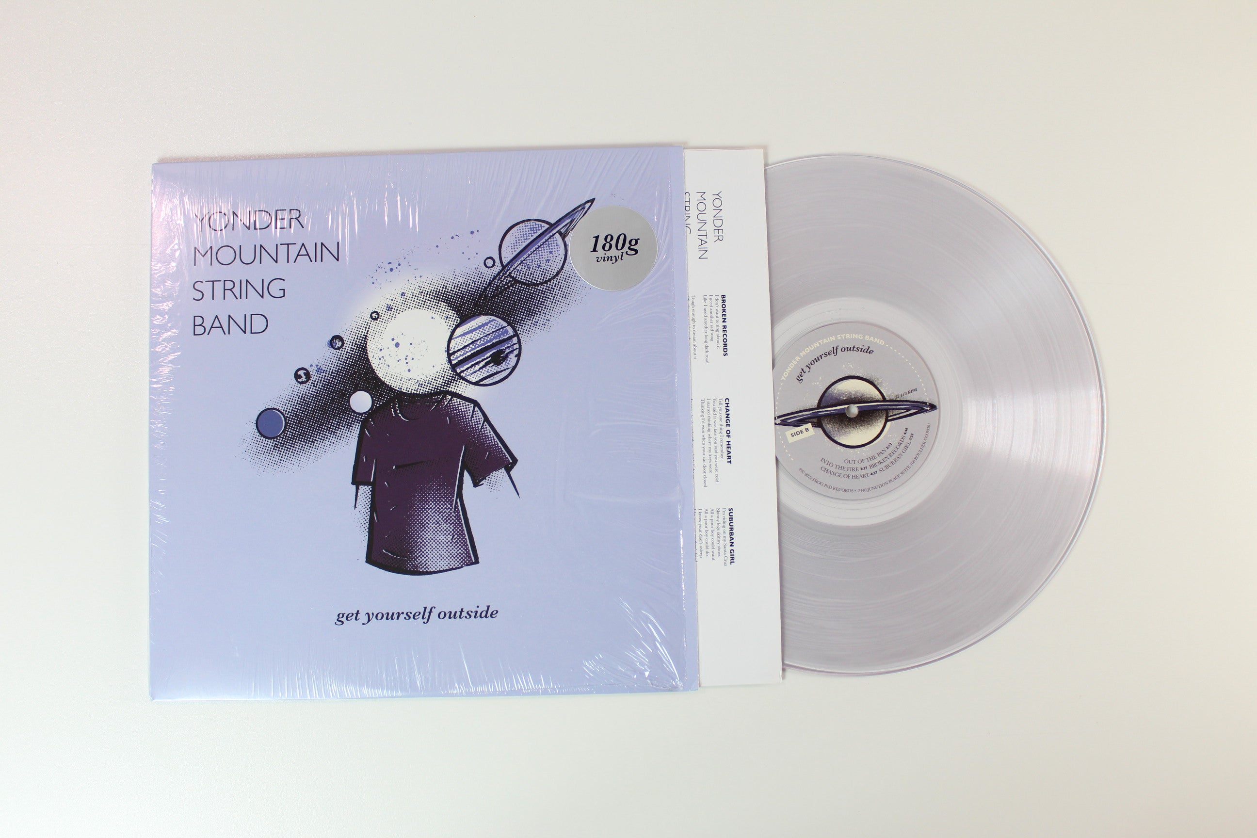 Yonder Mountain String Band - Get Yourself Outside on Frog Pad Records - Clear Vinyl