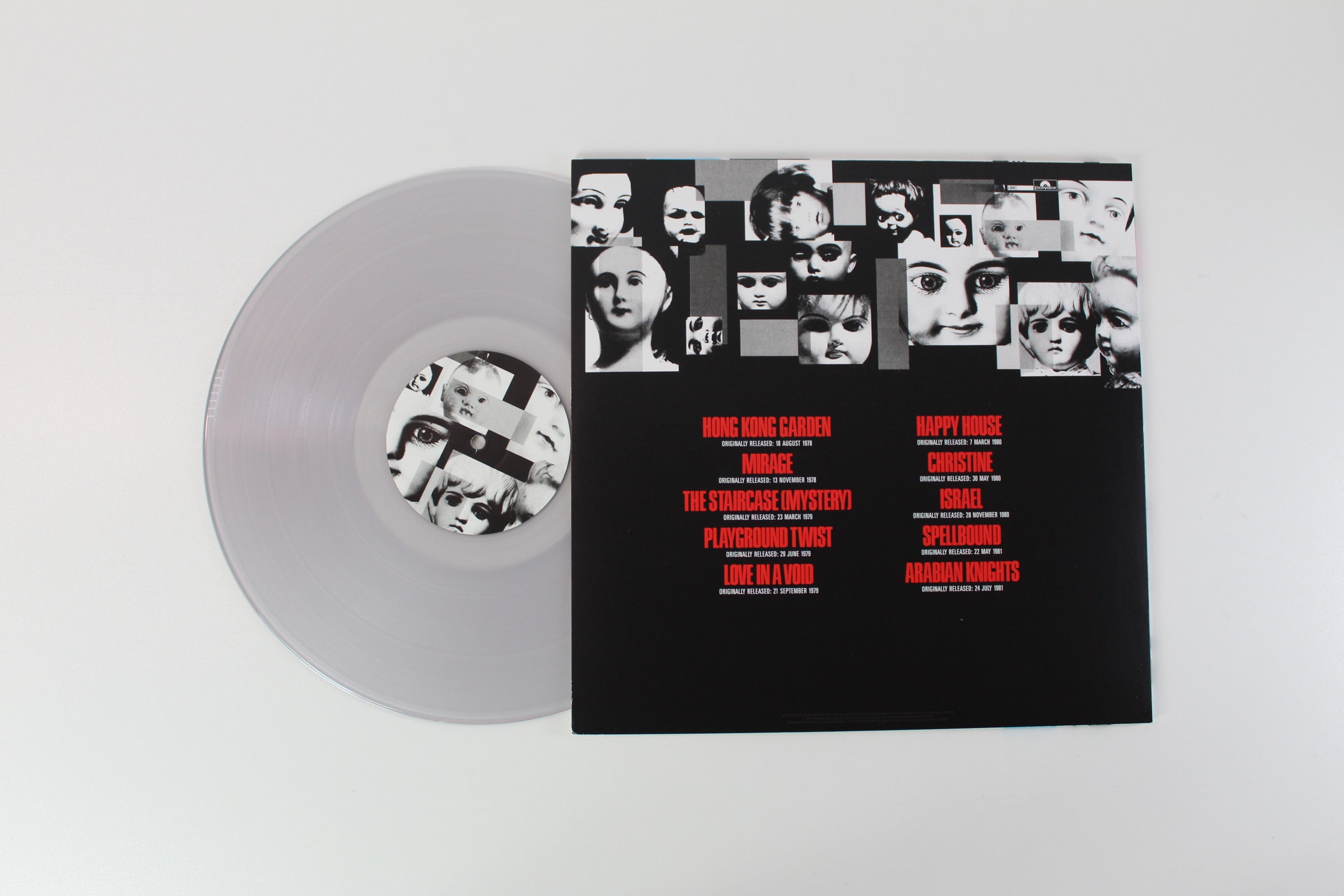 Siouxsie & The Banshees - Once Upon A Time / The Singles on Polydor - Limited Edition - Clear, 180 Gram colored vinyl - Reissue