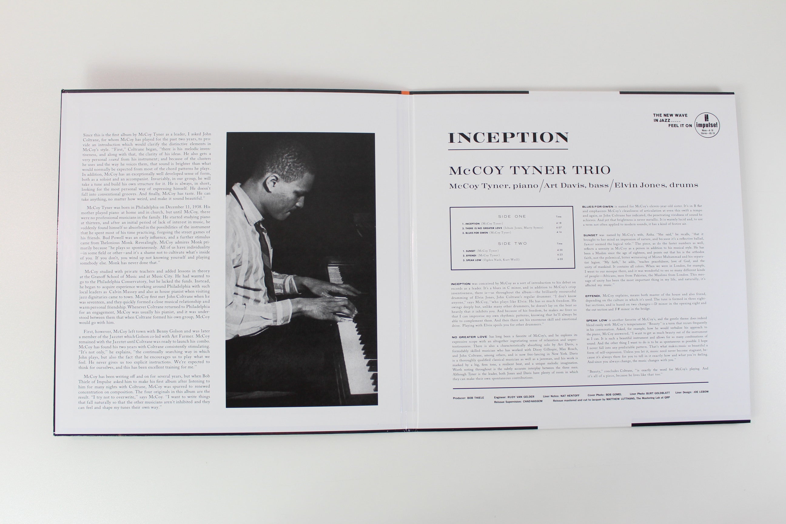 McCoy Tyner Trio - Inception on Impulse! - Acoustic Sounds Series - 180G - Reissue