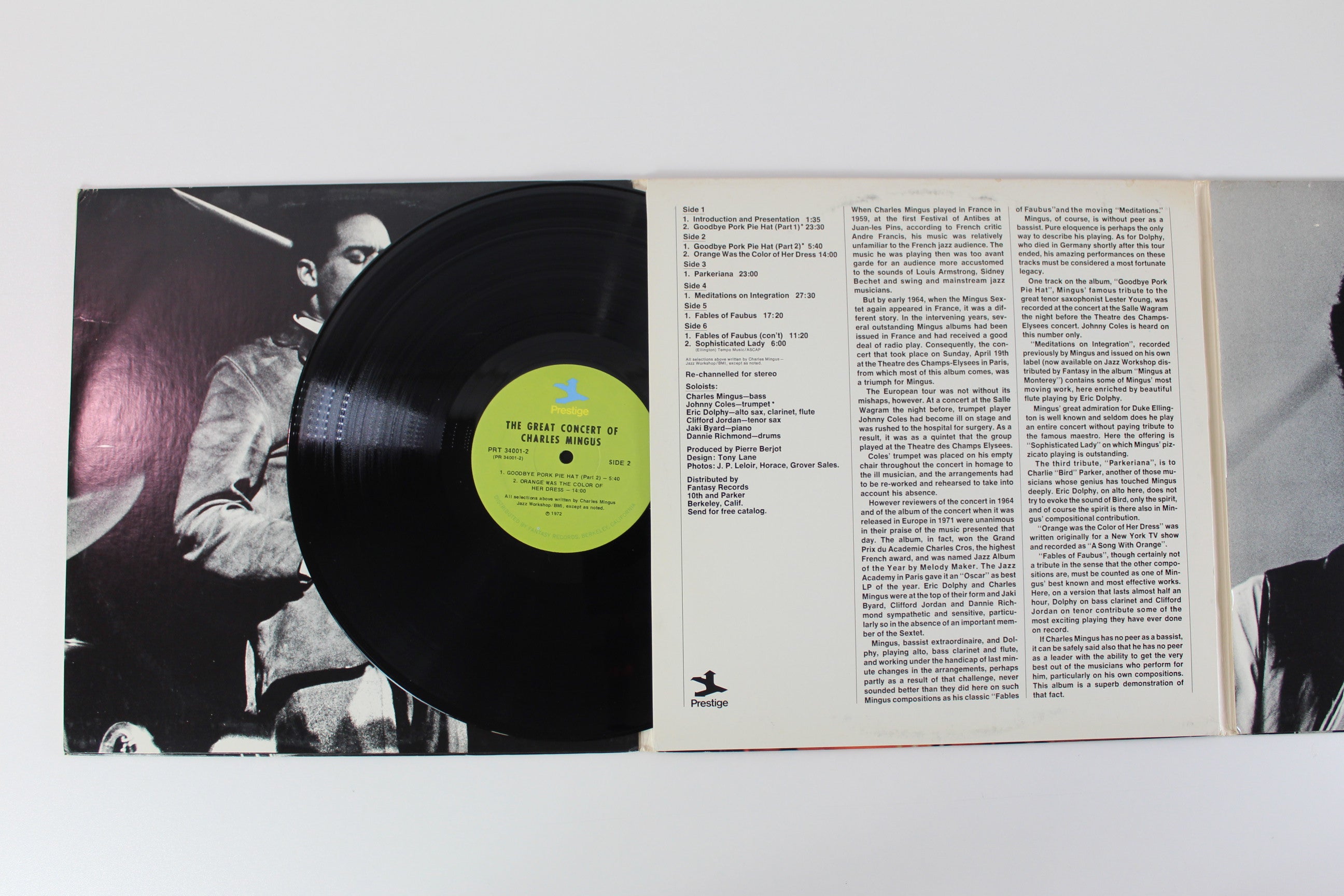 Charles Mingus - The Great Concert Of Charles Mingus on Prestige
