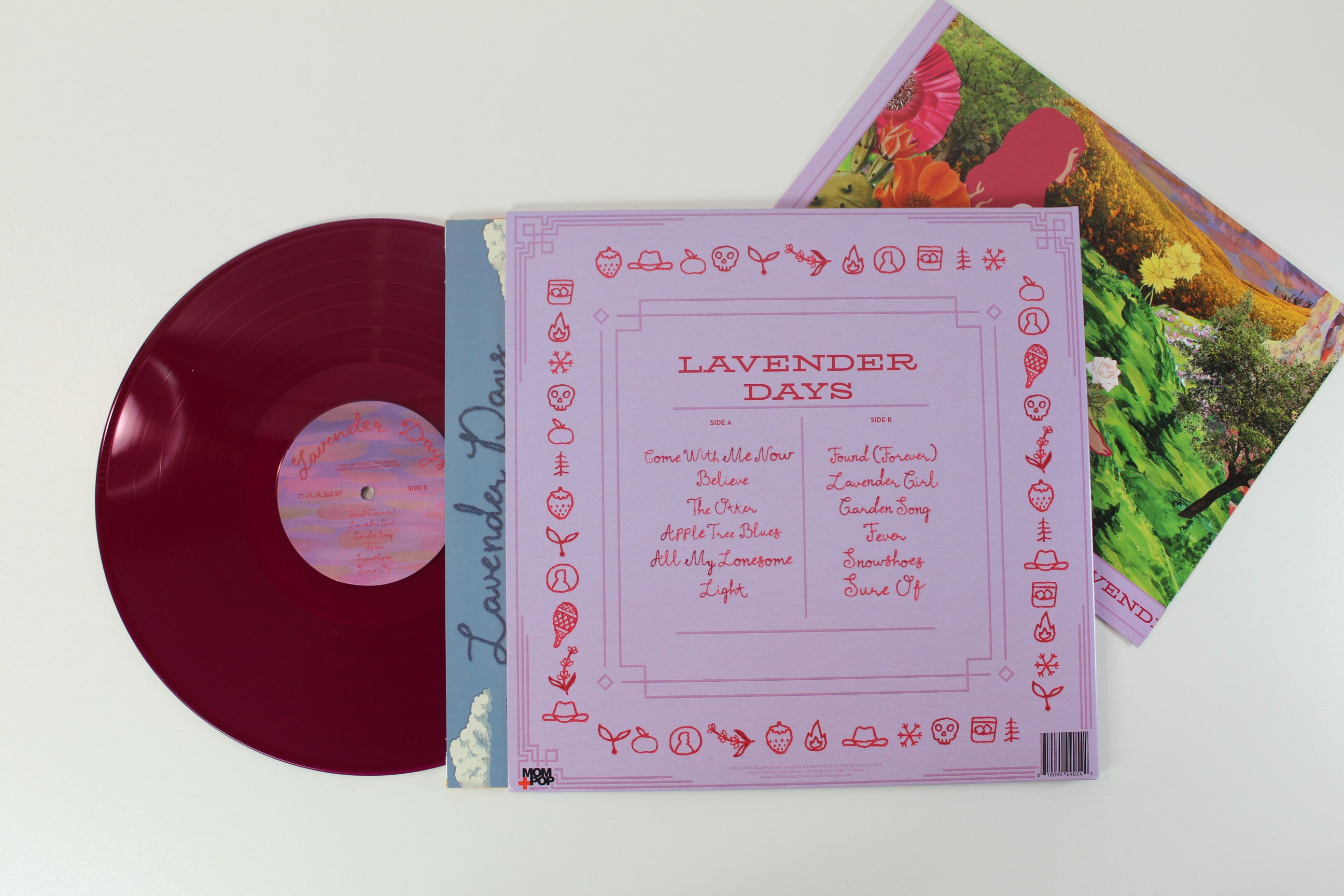 Caamp - Lavender Days on Mom + Pop - Limited Edition - Ohio Exclusive Translucent Purple Colored Vinyl