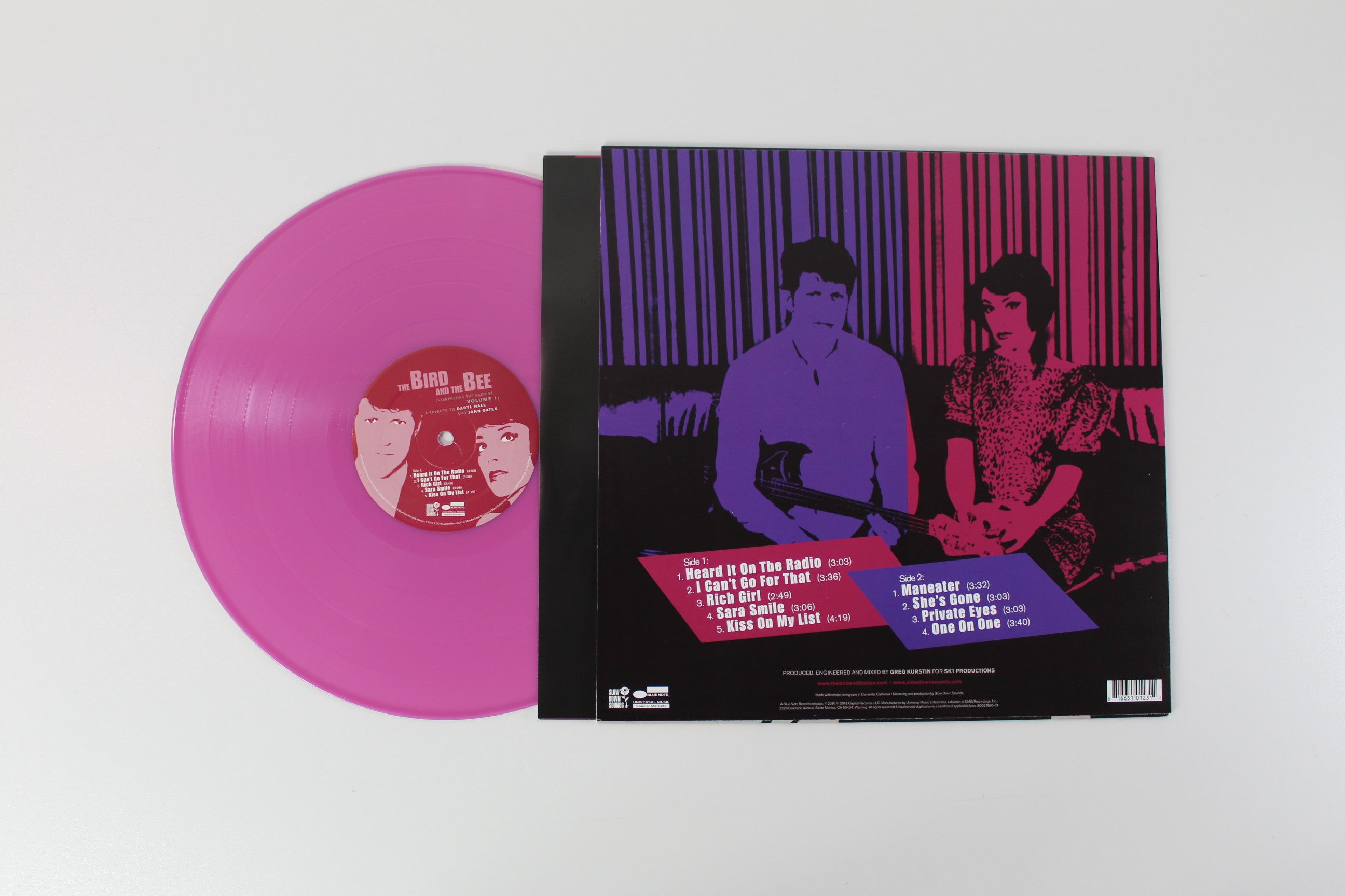The Bird And The Bee - Interpreting The Masters Volume 1: A Tribute To Daryl Hall And John Oates on Slow Down Sounds / Universal Music Special Markets - Limited Edition - Purple Vinyl