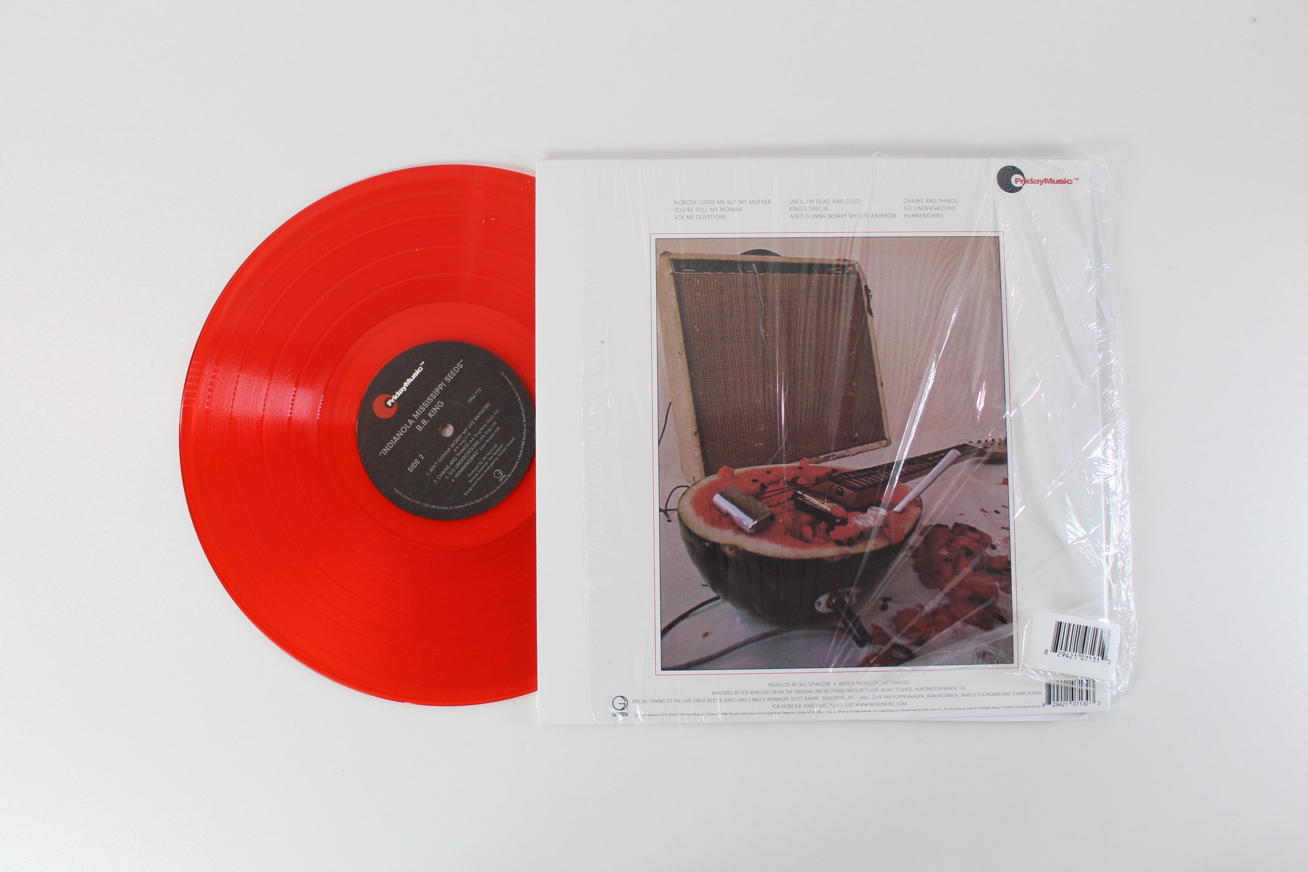 B.B. King - Indianola Mississippi Seeds on Friday Music - Limited Edition - Red Translucent, 180g, Gatefold colored vinyl - Reissue