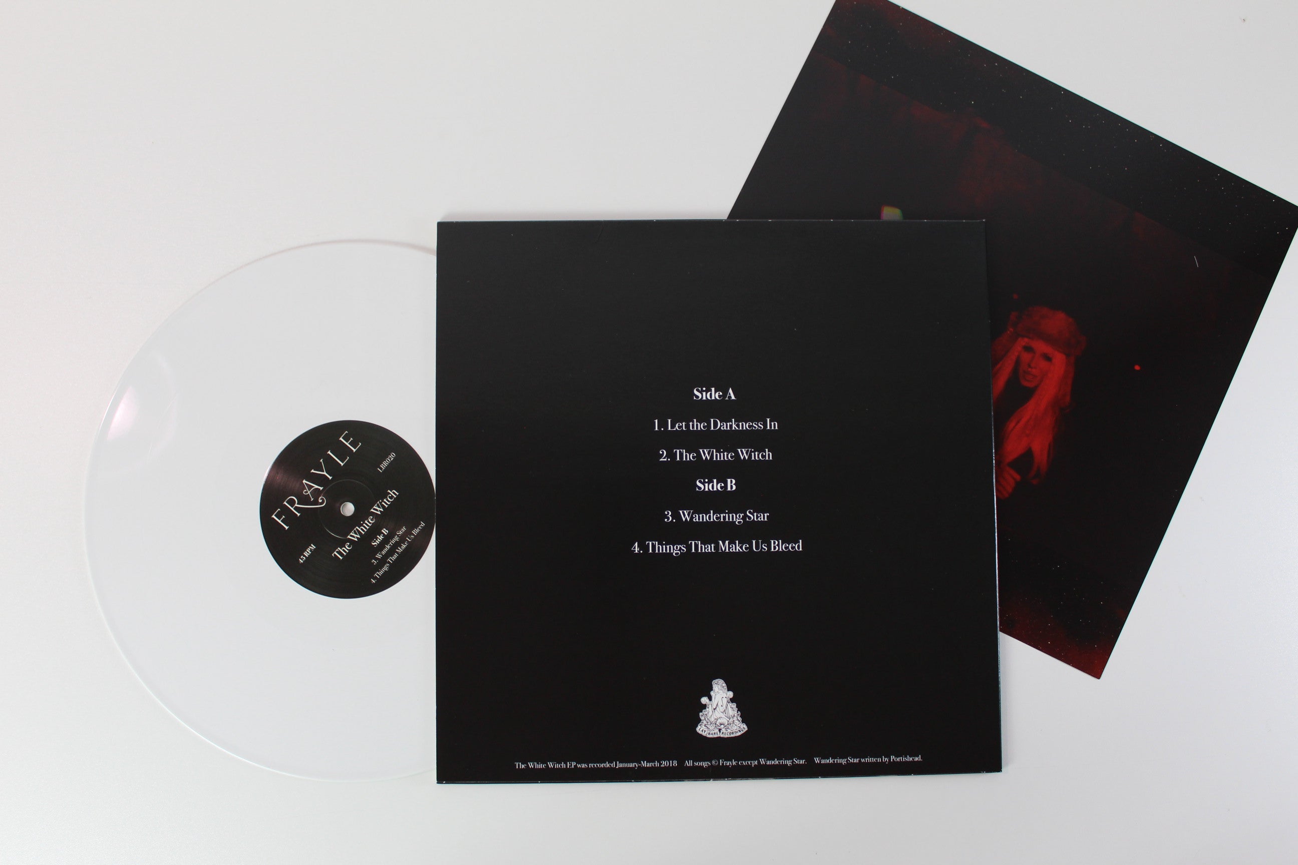 Frayle - The White Witch on Lay Bare Recordings - Limited Edition - 45 RPM - White Vinyl