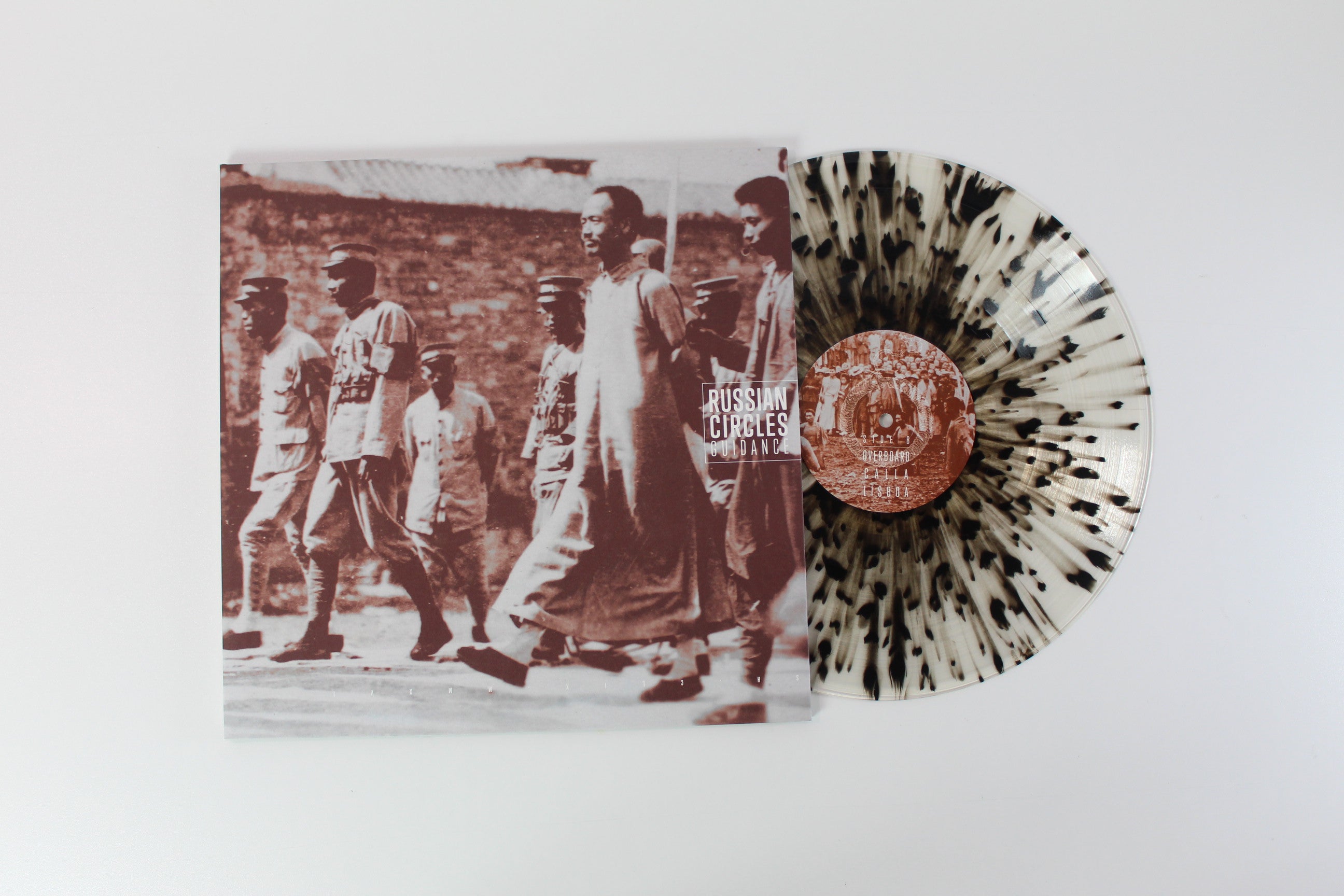 Russian Circles - Guidance on Sargent House - Limited Edition - Clear With Black Splatter colored vinyl