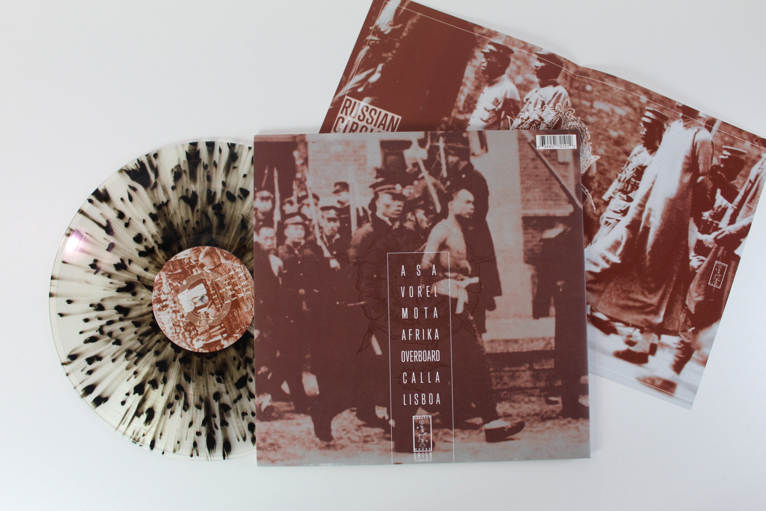 Russian Circles - Guidance on Sargent House - Limited Edition - Clear With Black Splatter colored vinyl