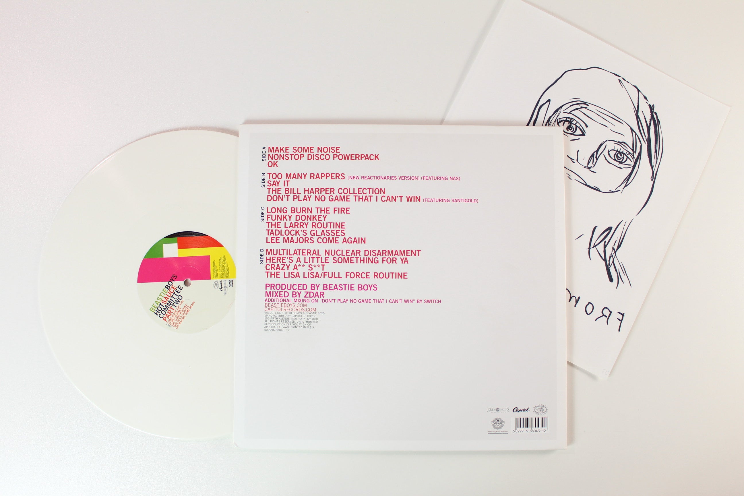 Beastie Boys - Hotsaucecommitteeparttwo on Capitol White Vinyl