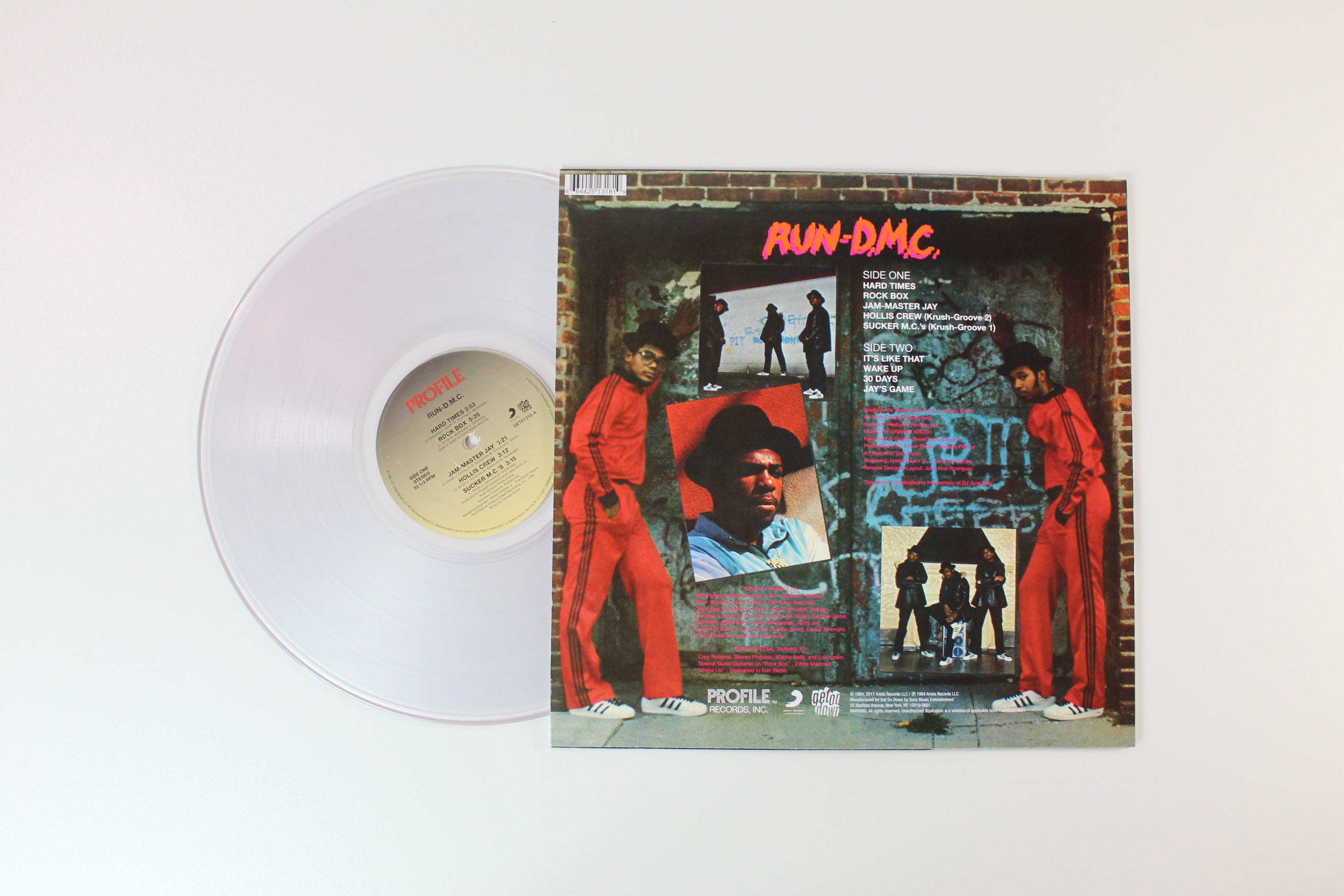 Run-DMC - Run-D.M.C. on Get on Down Clear Vinyl Reissue