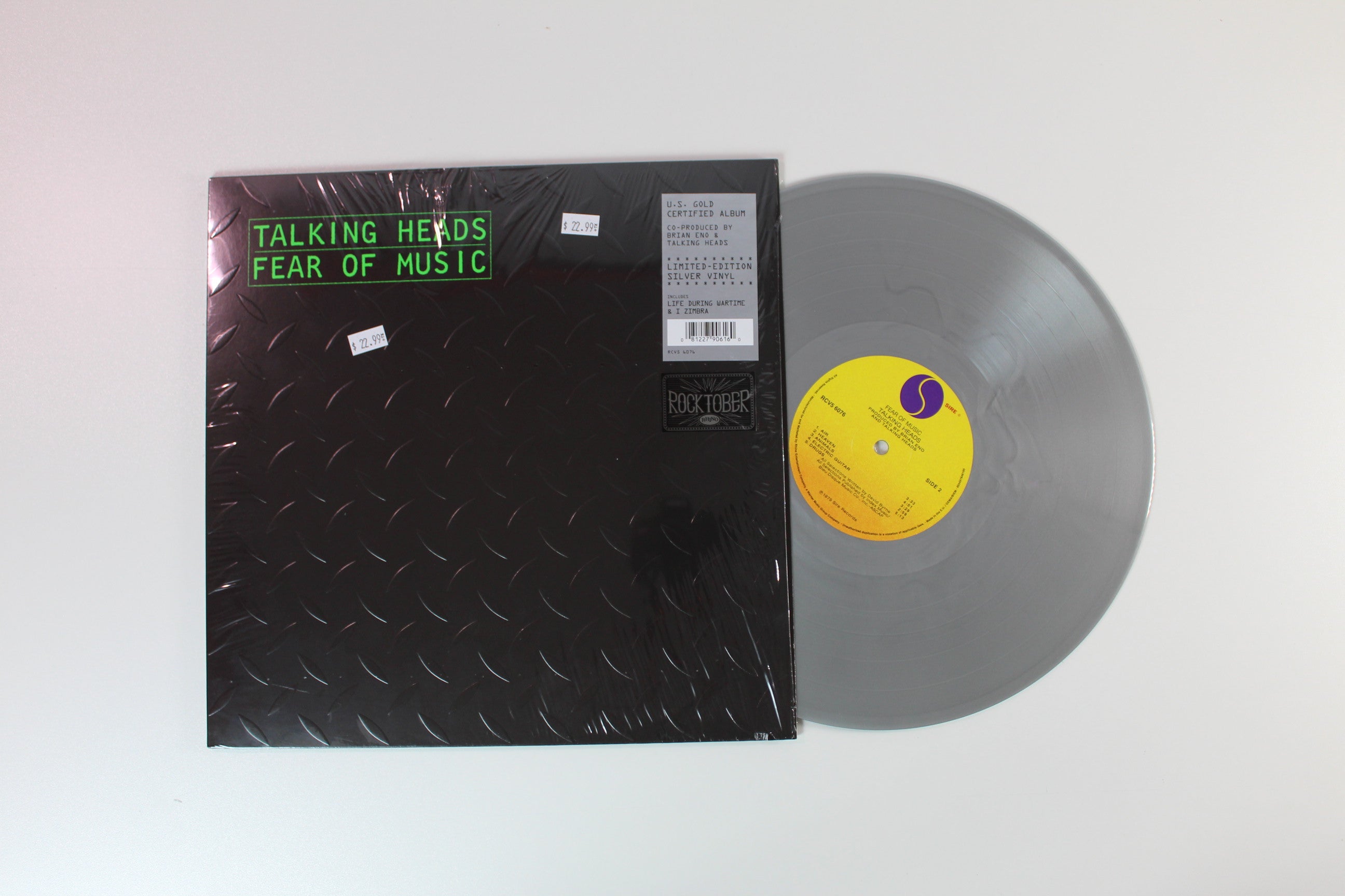 Talking Heads - Fear Of Music on Sire Ltd Silver Vinyl Reissue
